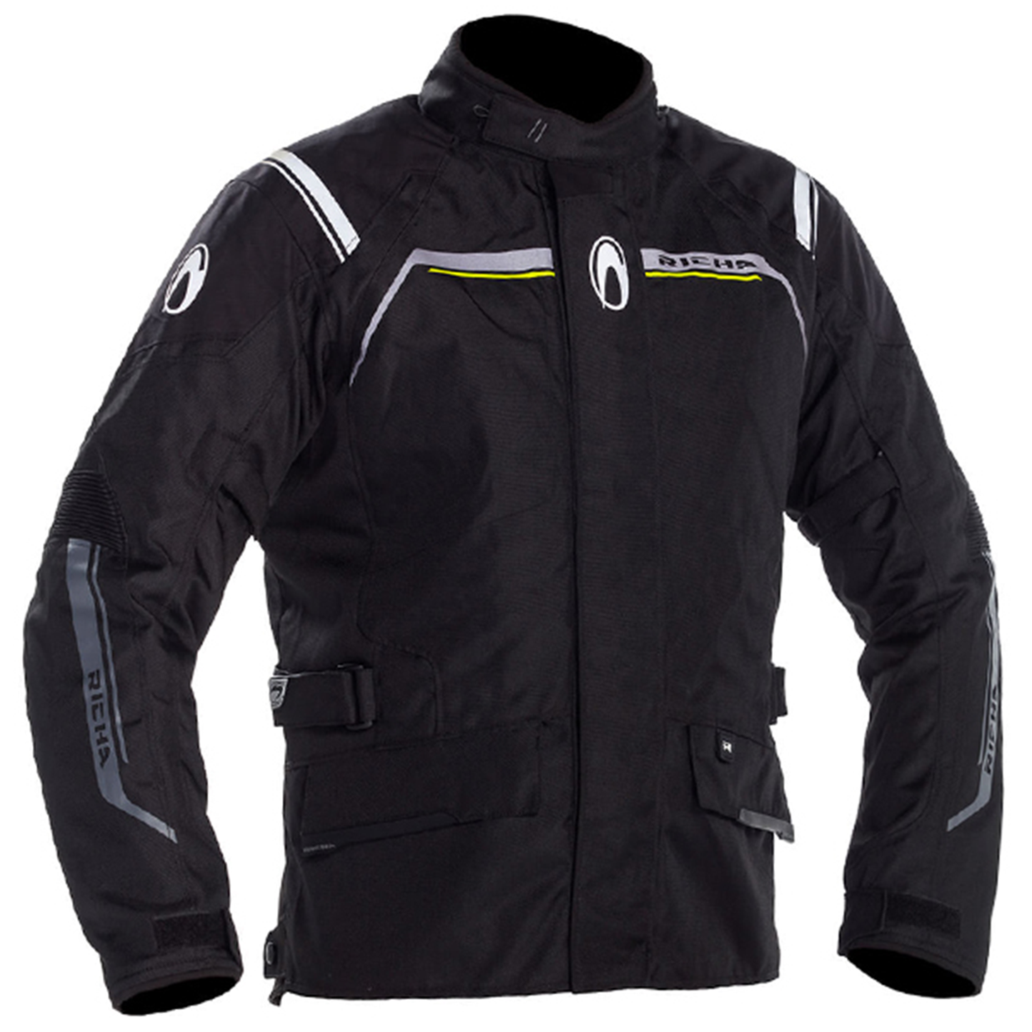 Richa Richa Storm Textile Jacket - Black - Front View