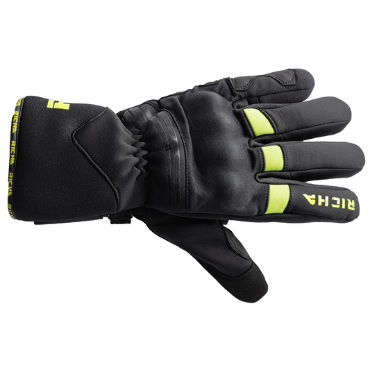 Richa Summit Evo Gloves - Black/Flo Yellow