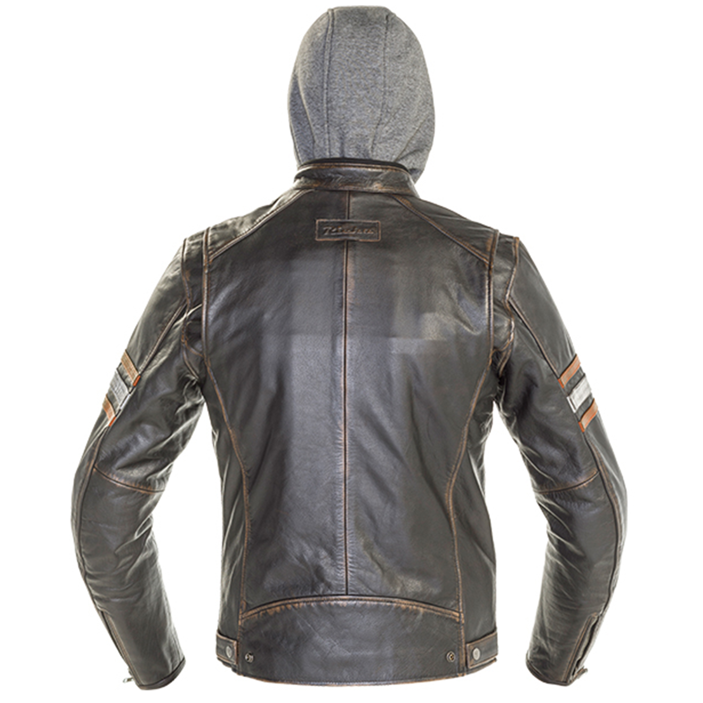 Richa Richa Toulon 2 Leather Jacket - Black/Orange - Side View