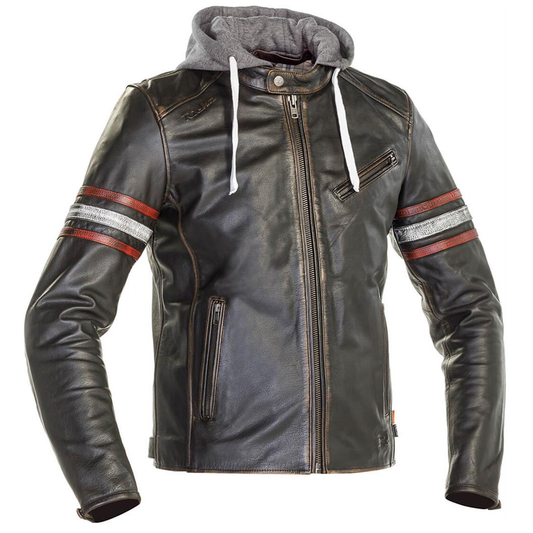 Richa Toulon 2 Leather Jacket - Black/Red