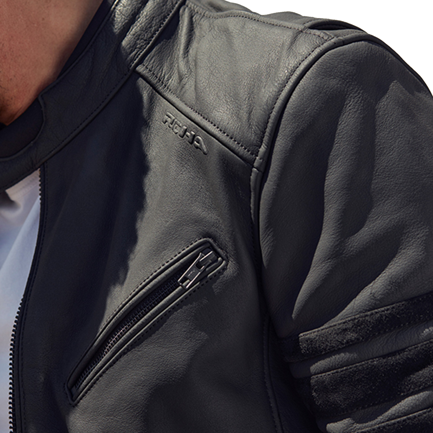 Richa Toulon Black Edition Leather Jacket - Black