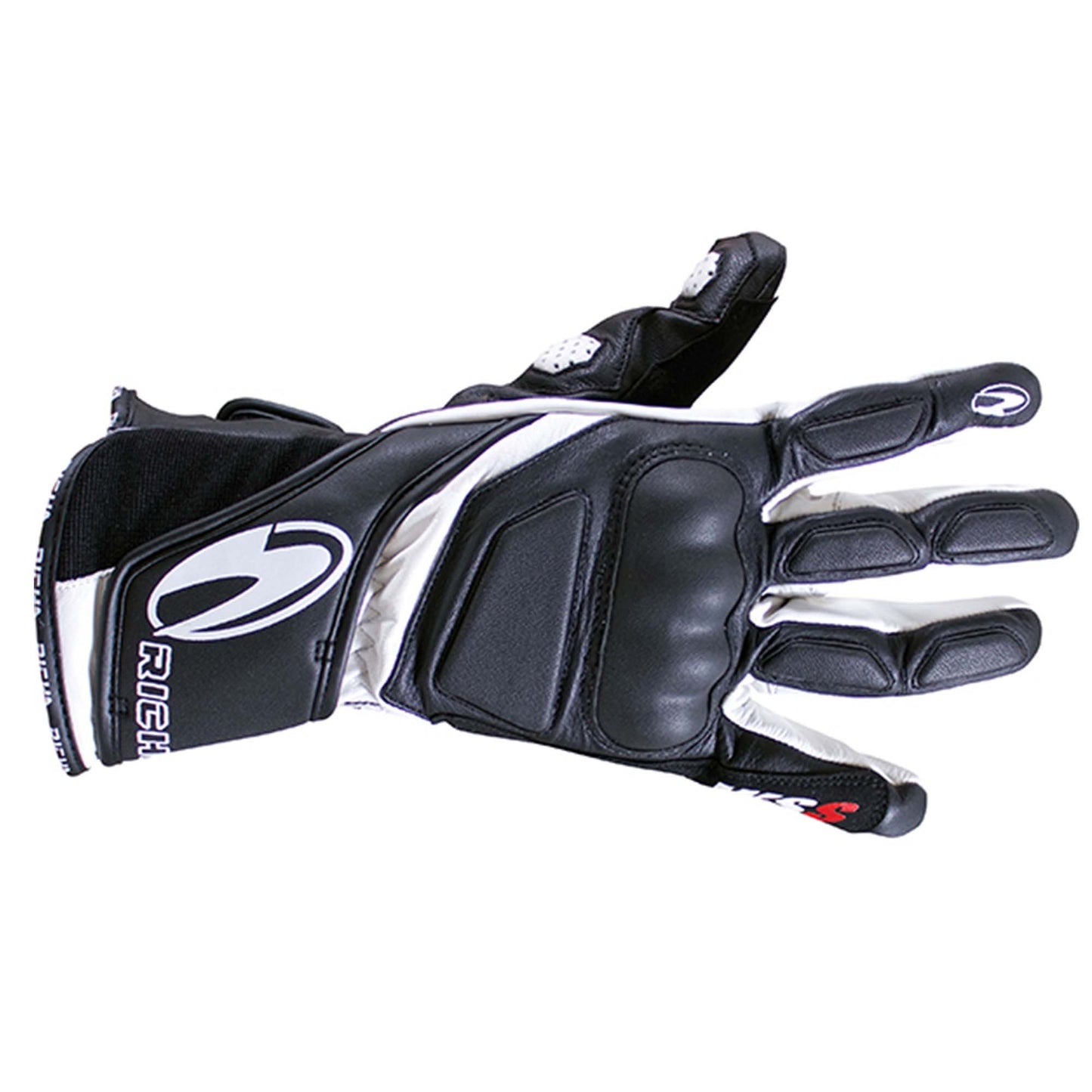 Richa Richa WSS Gloves - Black/White - Front View