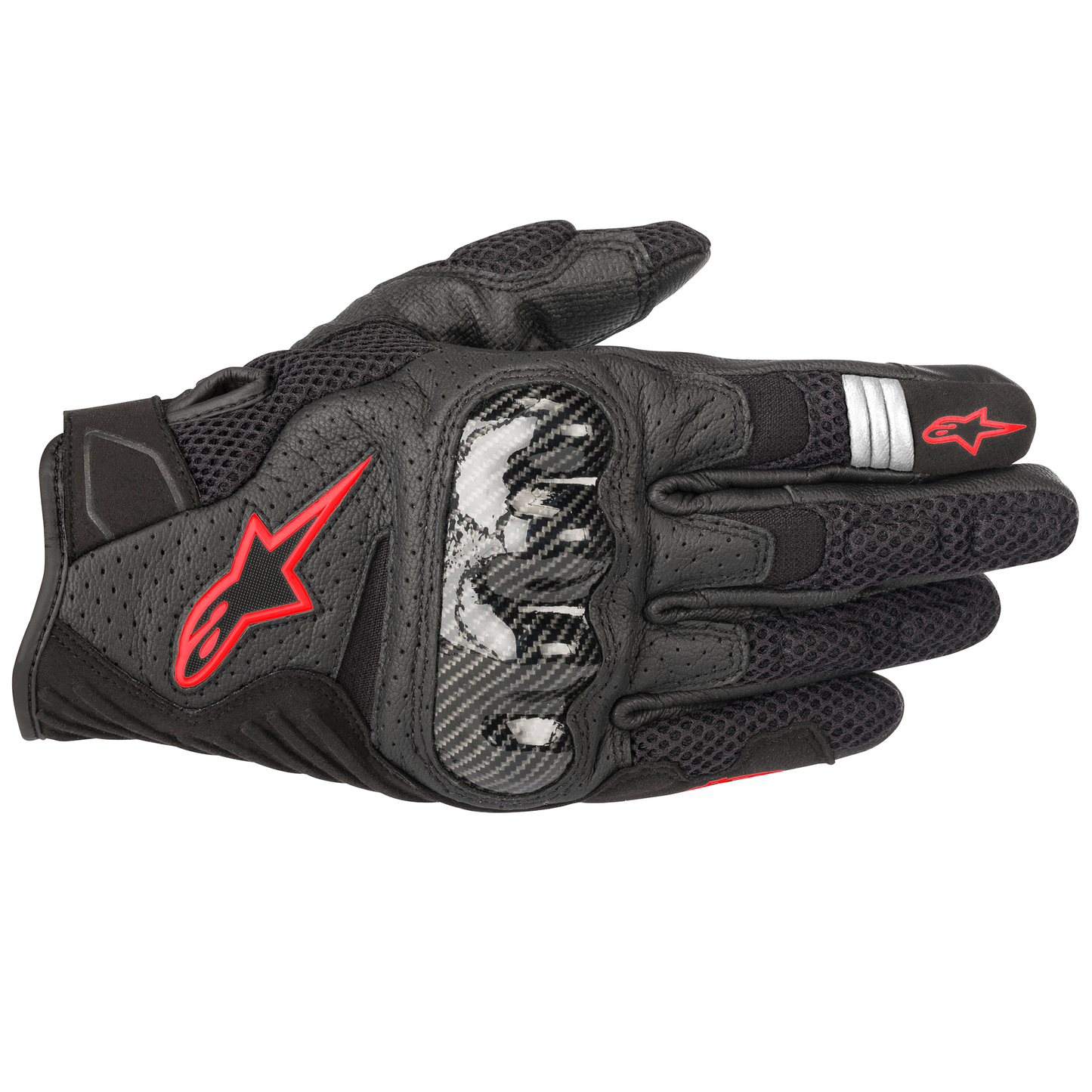 Alpinestars Alpinestars SMX-1 Air V2 - Black/Red Flo - Front View