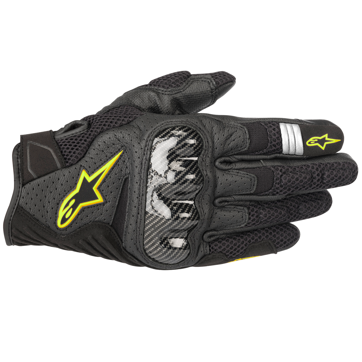 Alpinestars Alpinestars SMX-1 Air V2 - Black/Yellow Flo - Front View