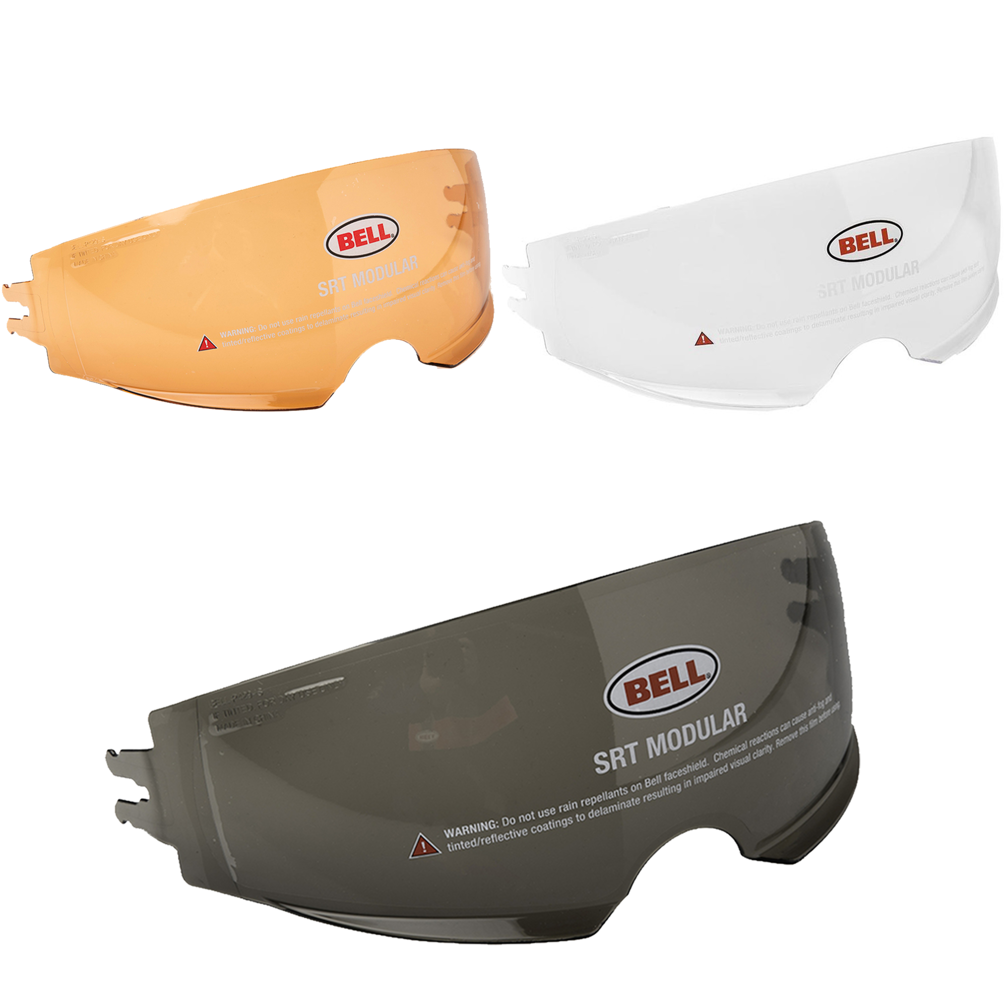 Face Shield Bell Srt Visor Full Face Bell Srt Modular Ribbon