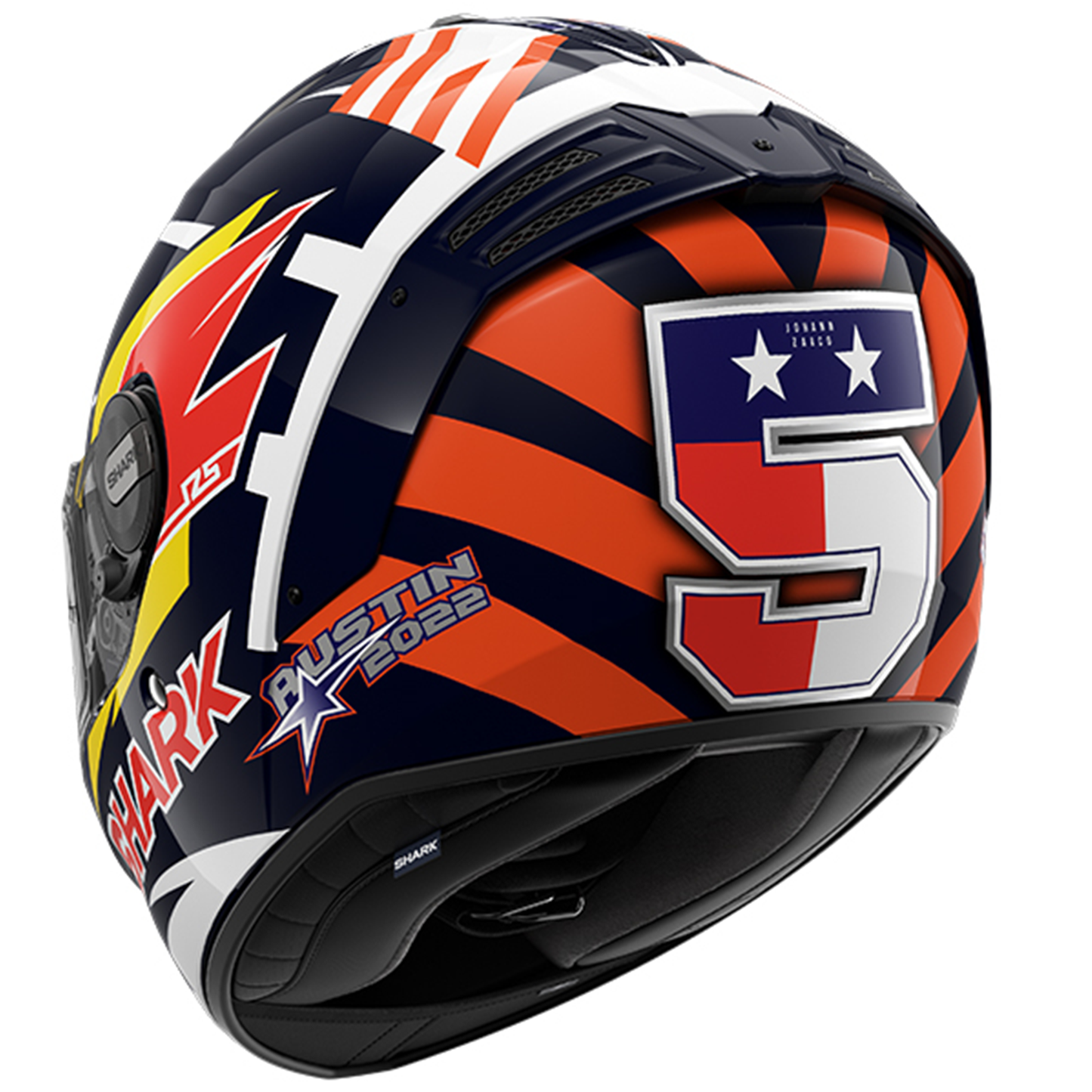 Shark Spartan RS - Replica Zarco BRW  - Free Dark Visor