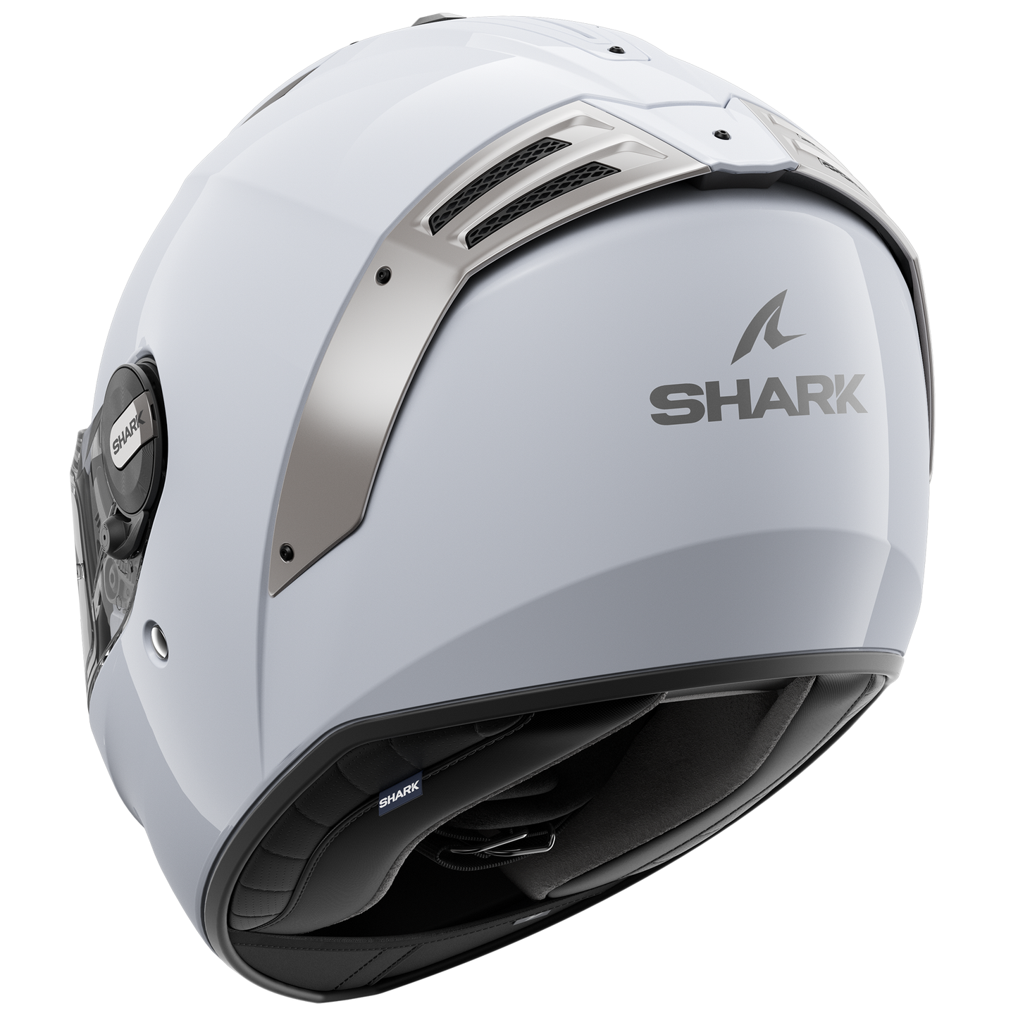 Shark Spartan RS - Blank W01 (Off White/Grey) - Free Dark Visor