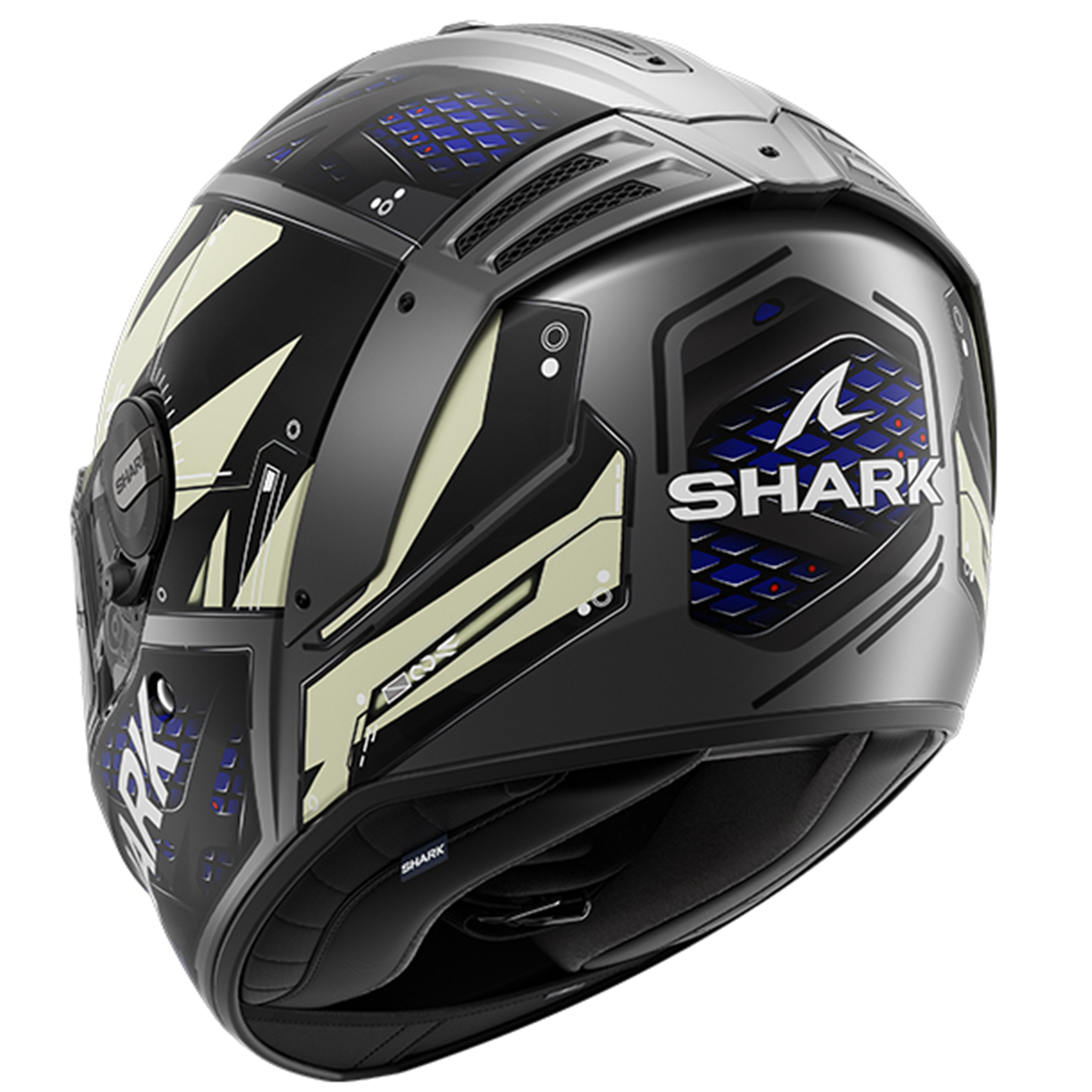 Shark Spartan RS - Stingrey Mat AAB - Free Dark Visor