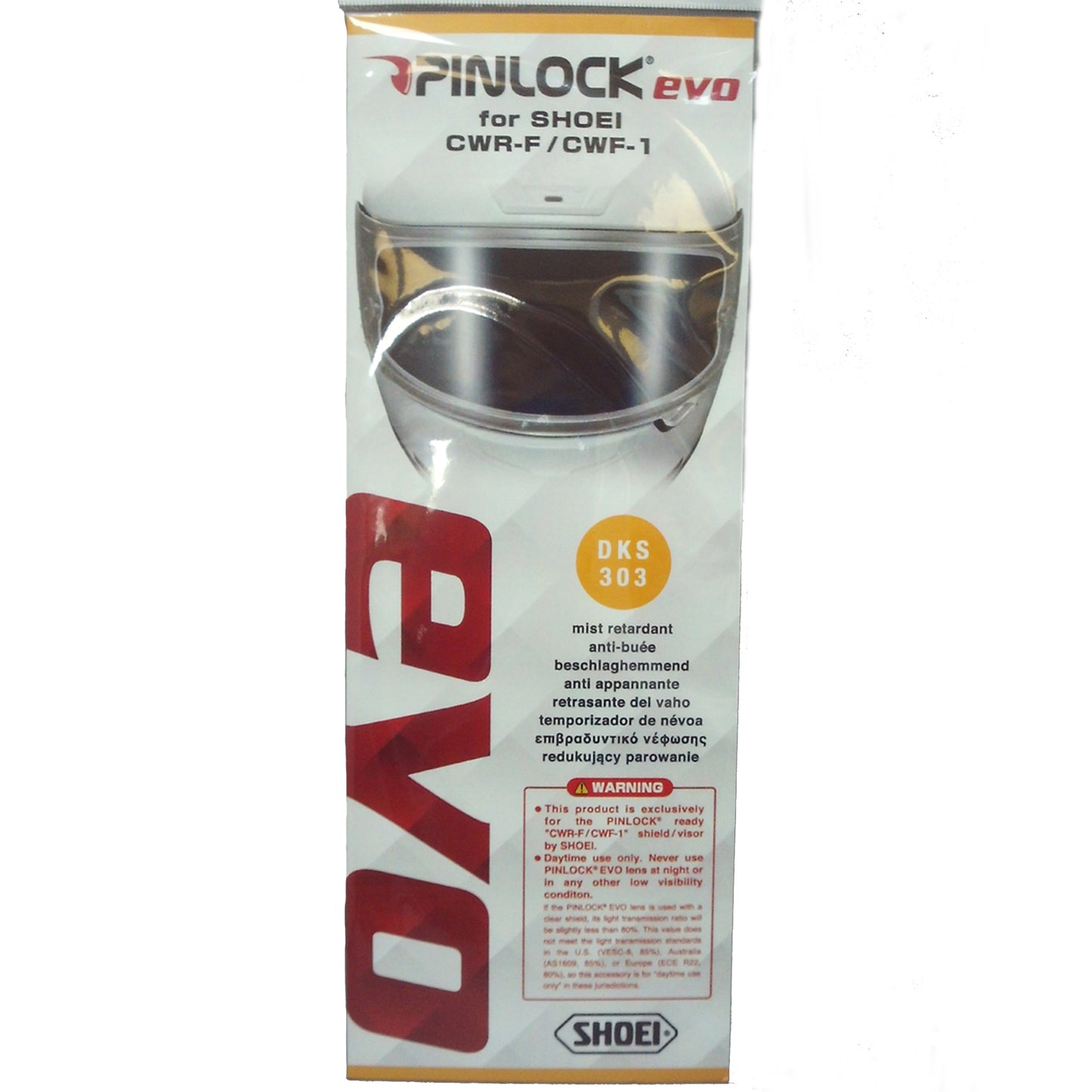 Shoei CWR-F1/CWF-1 Pinlock Clear (X-Spirit 3, NXR, RYD)