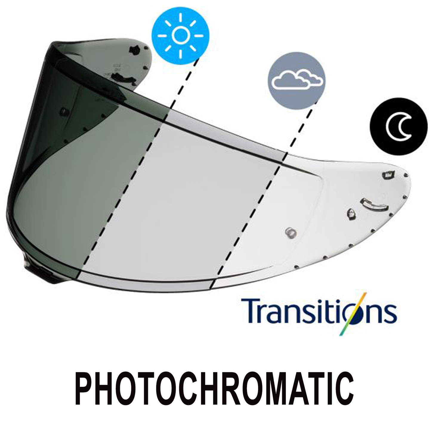 Shoei CWR-F2 Genuine Visors (NXR2, X-SPR Pro)