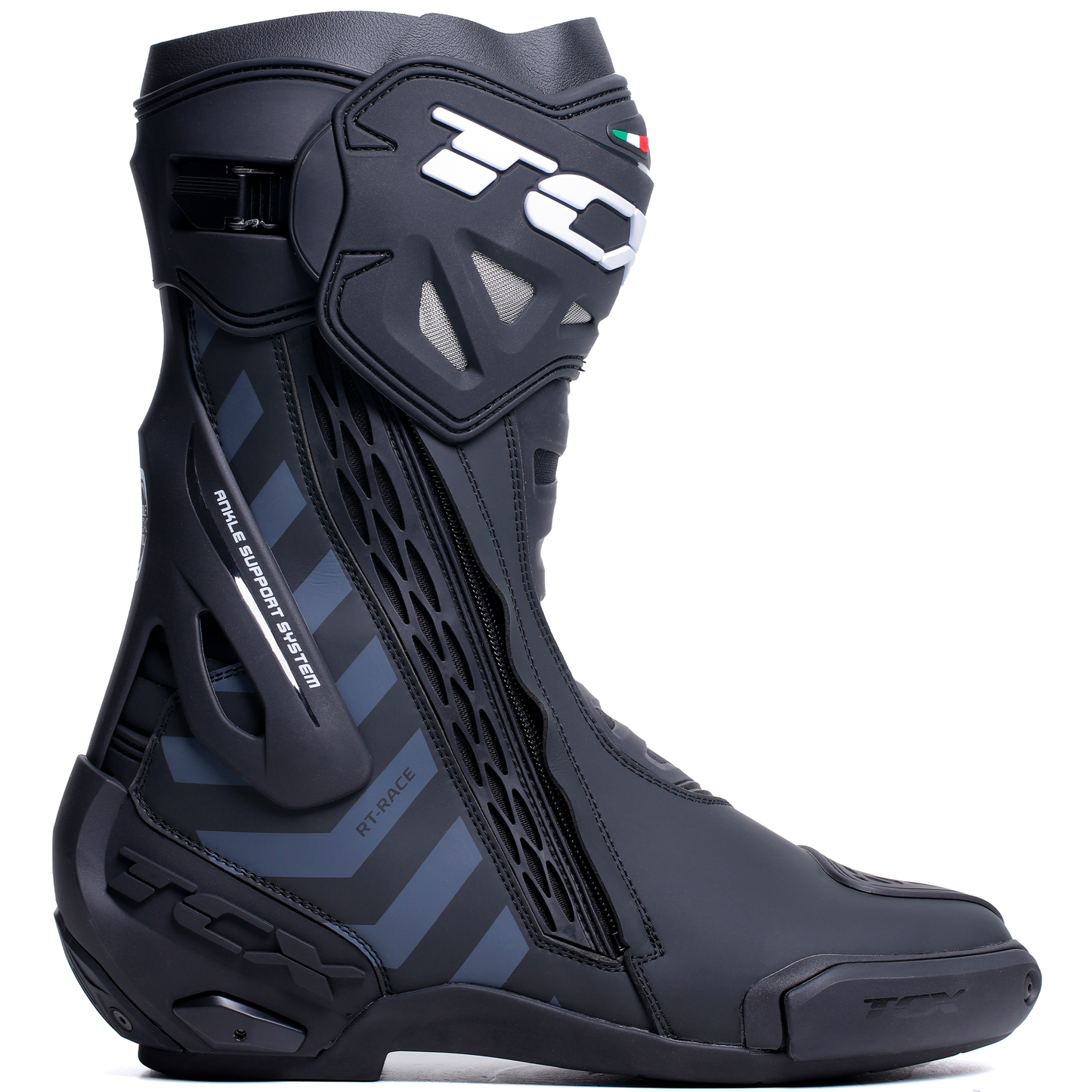 TCX RT-Race Boots - Black/Dark Grey 42C
