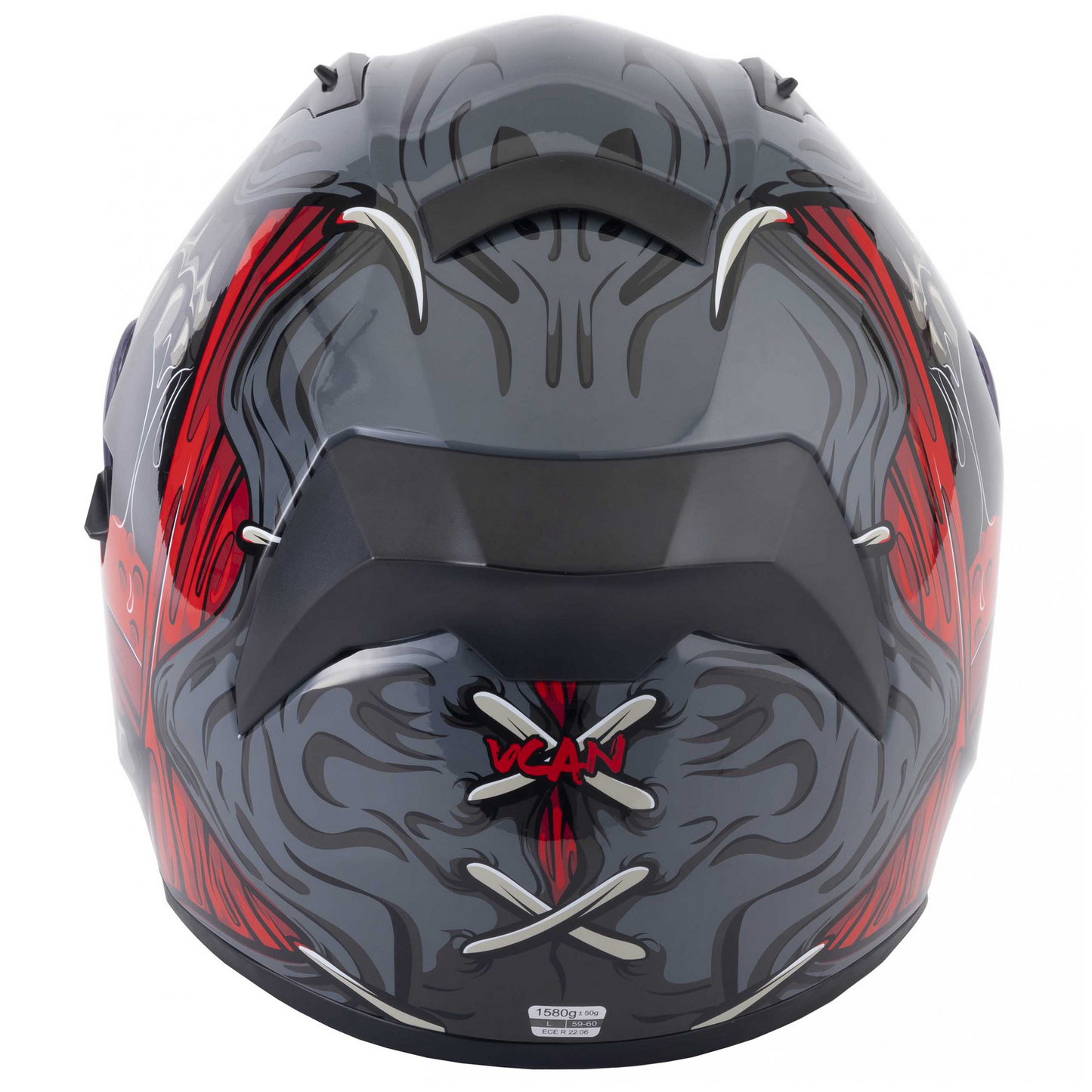 Vcan H128 - Titan Grey - Free Additional Visor