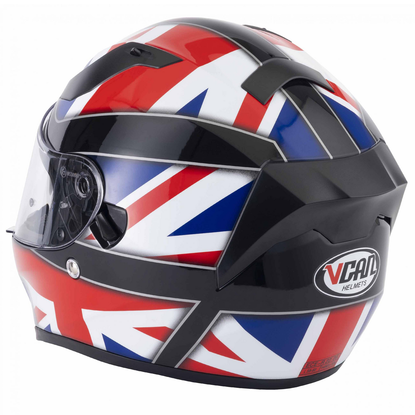 Vcan H128 - Union Jack - Free Additional Visor
