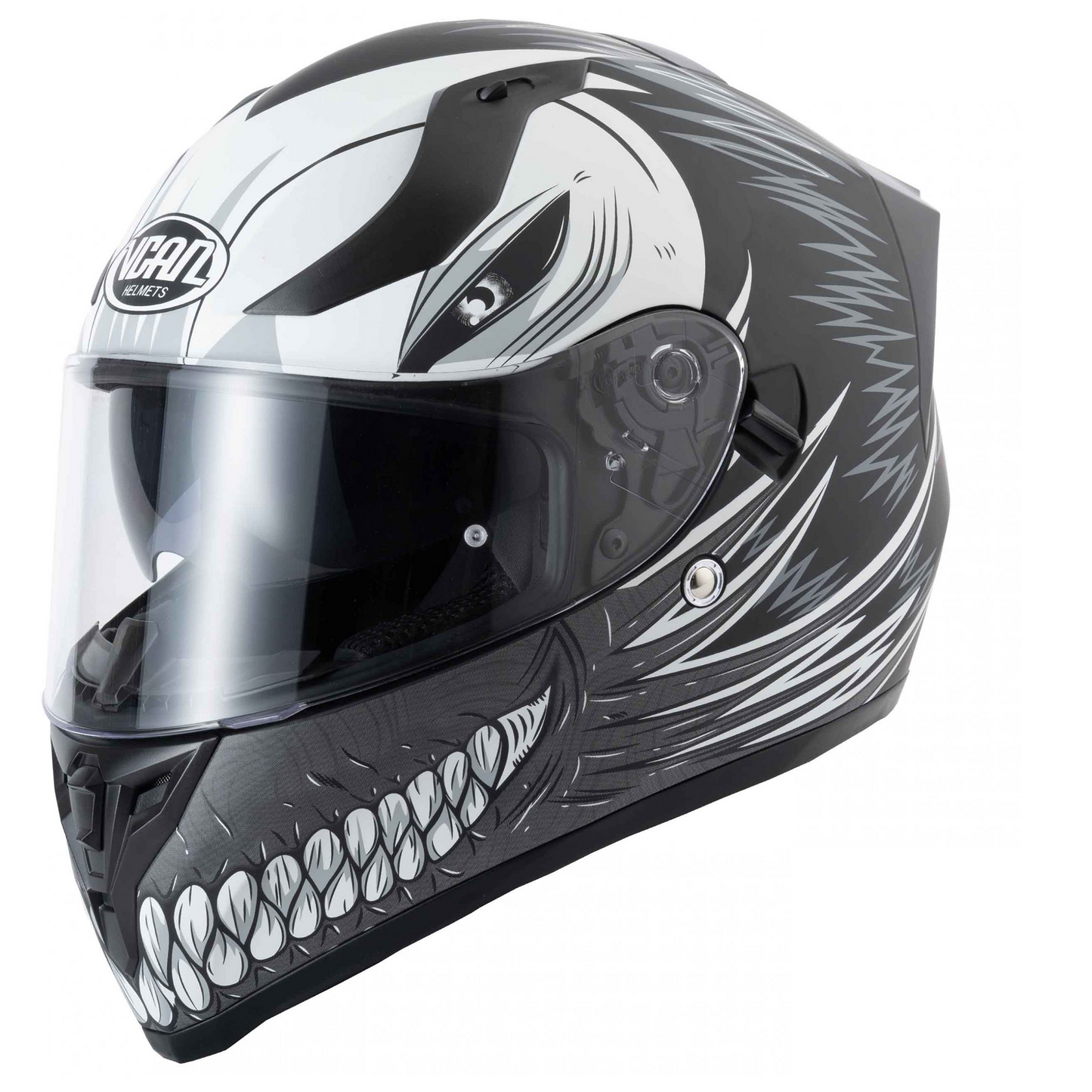 Vcan V128 - Hollow Matt Black - Free Dark Visor