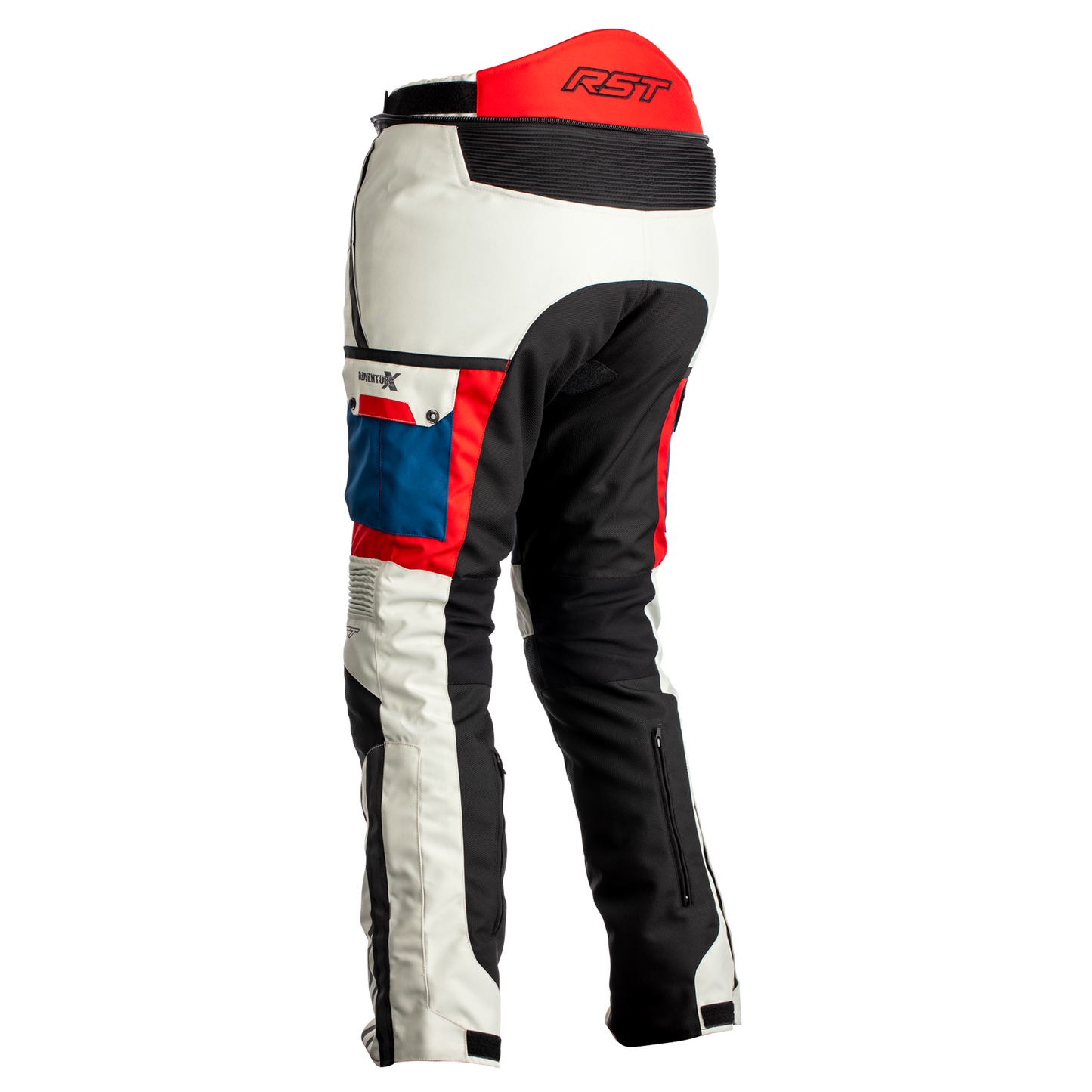 RST Pro Series Adventure-X (CE) Ladies Textile - Regular Length - Jean - Ice / Blue / Red
