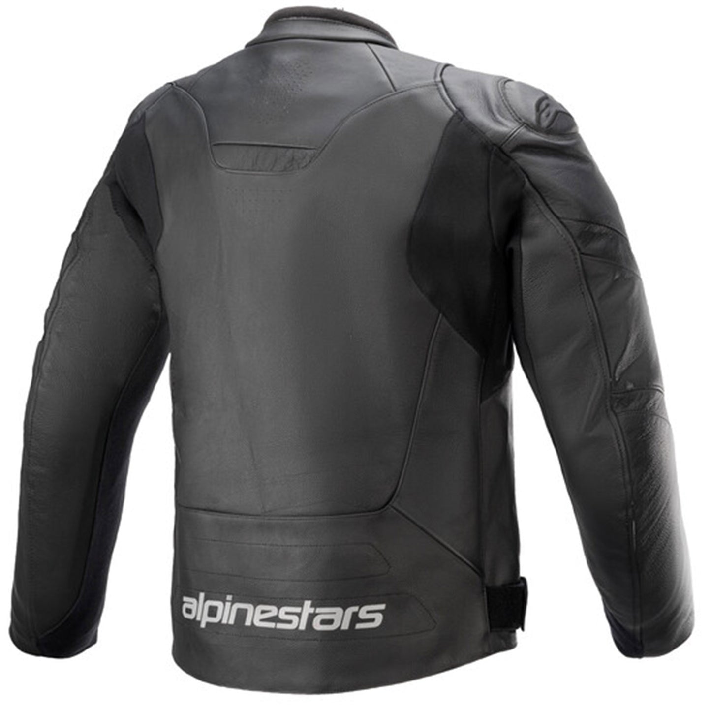 Alpinestars Alpinestars Faster V2 Leather Jacket - Black/Black - Side View