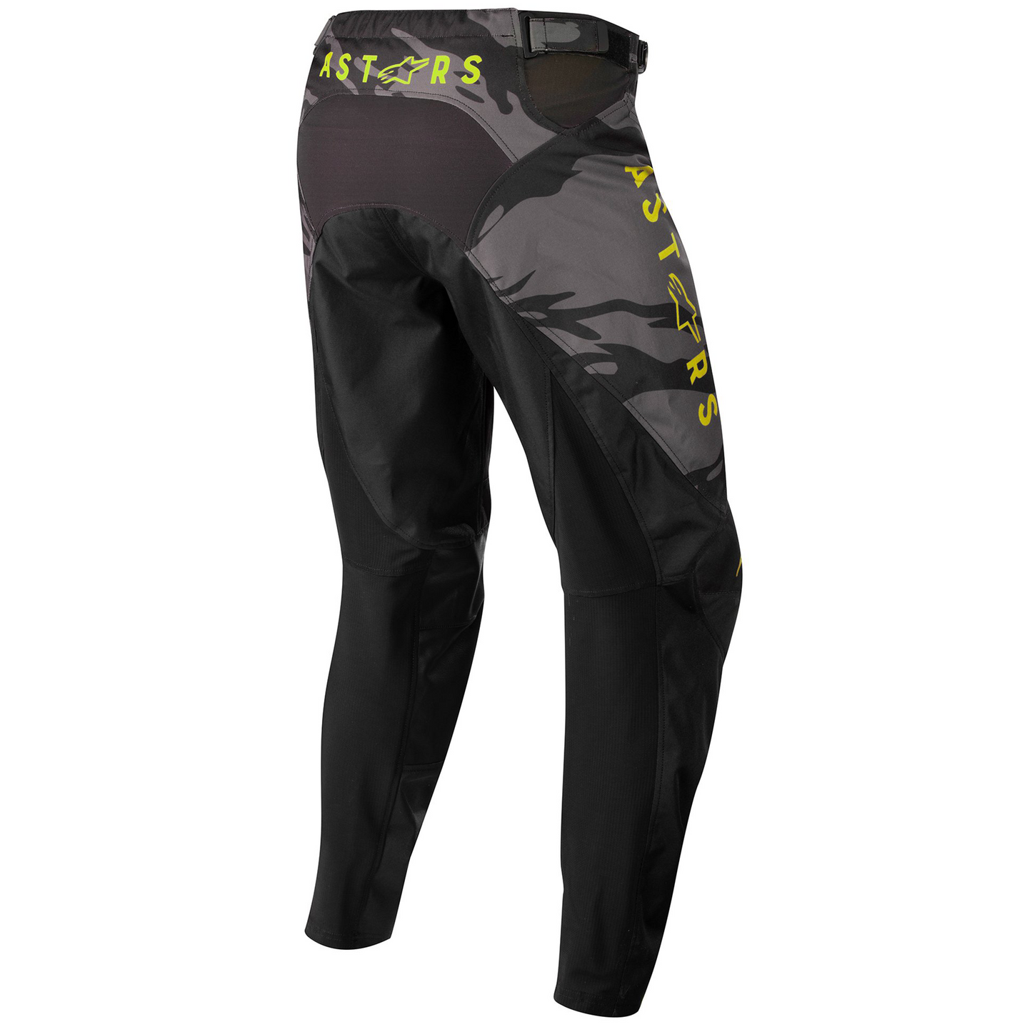 Alpinestars Alpinestars Racer Tactical Motorcross Pants - Black/Grey Camo/Yellow Flo (1154) - Side View