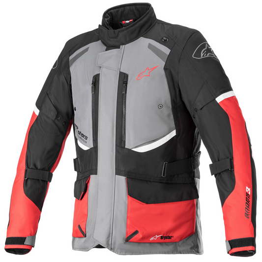 Alpinestars Andes V3 Drystar Textile Jacket - Grey/Black/Bright Red