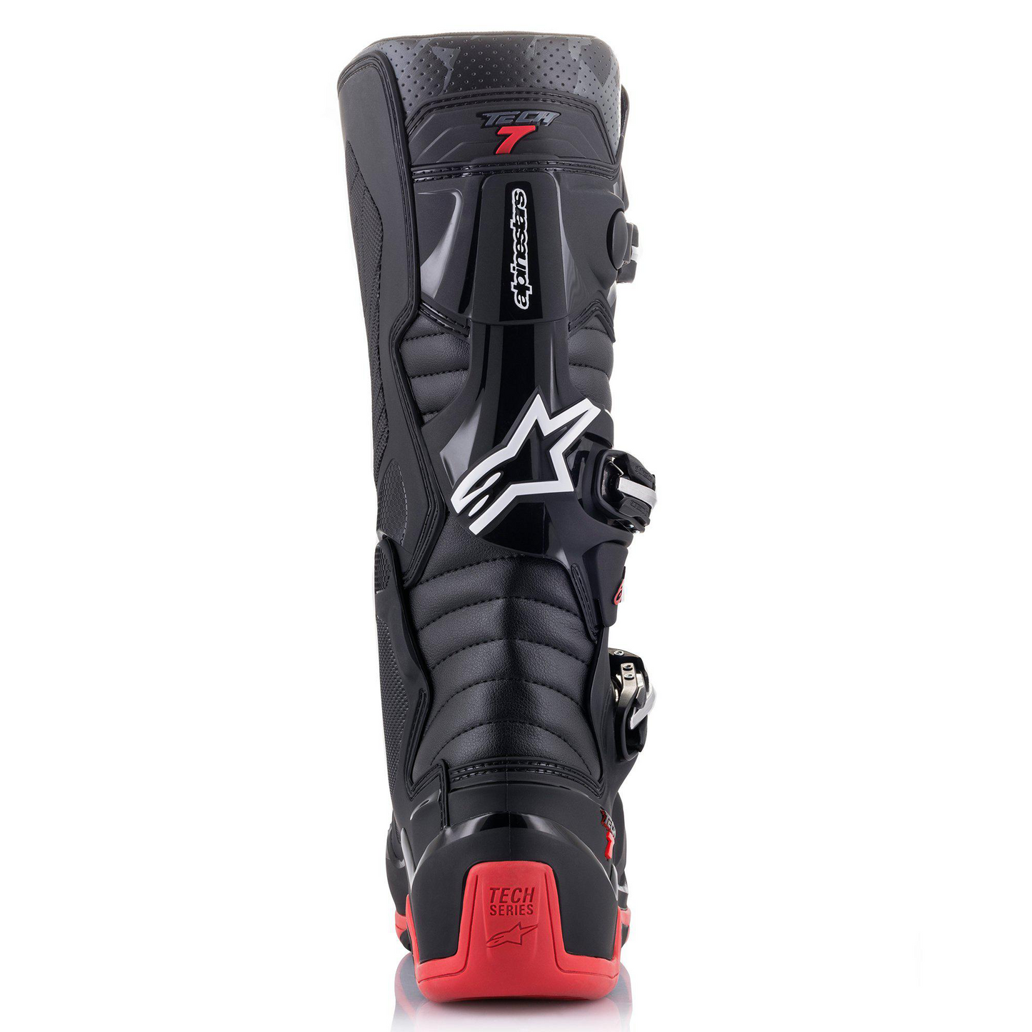 Alpinestars Alpinestars Tech 7 Motorcross Boots - Black/Cool Grey/Red (1153) - Interior View