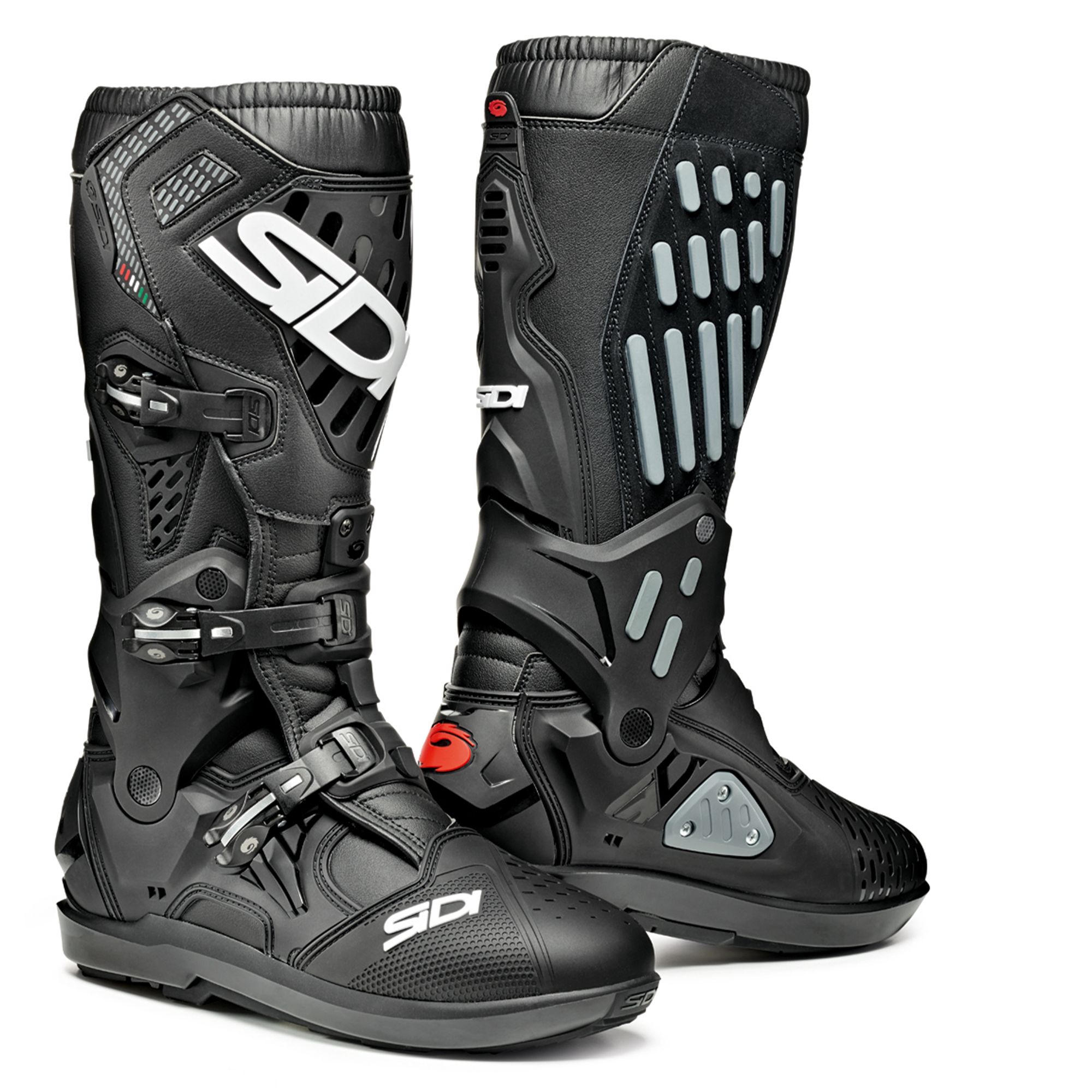 Sidi Atojo SRS Motorcycle Boots Black Black CE Gear Change