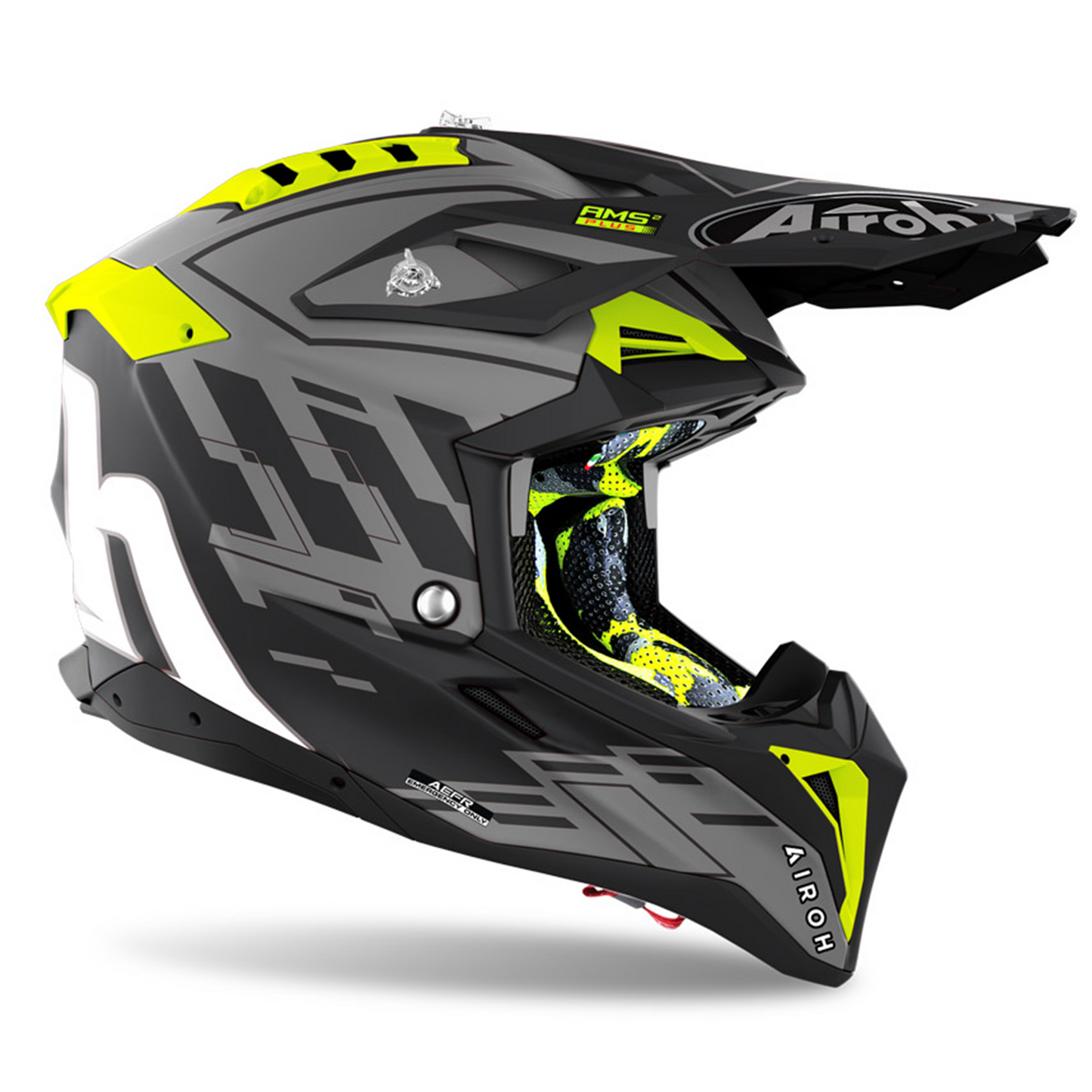 Airoh Airoh Aviator 3 - Rampage Black Matt - Side View