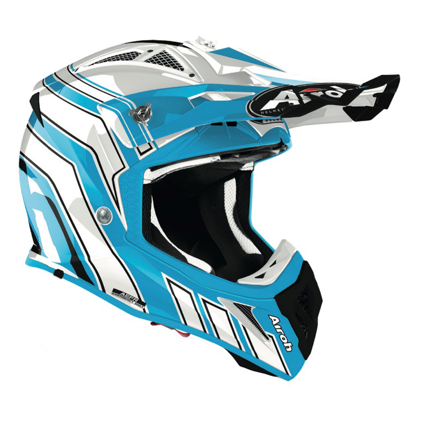 Airoh Airoh Aviator Ace - Art Azure Gloss - Side View
