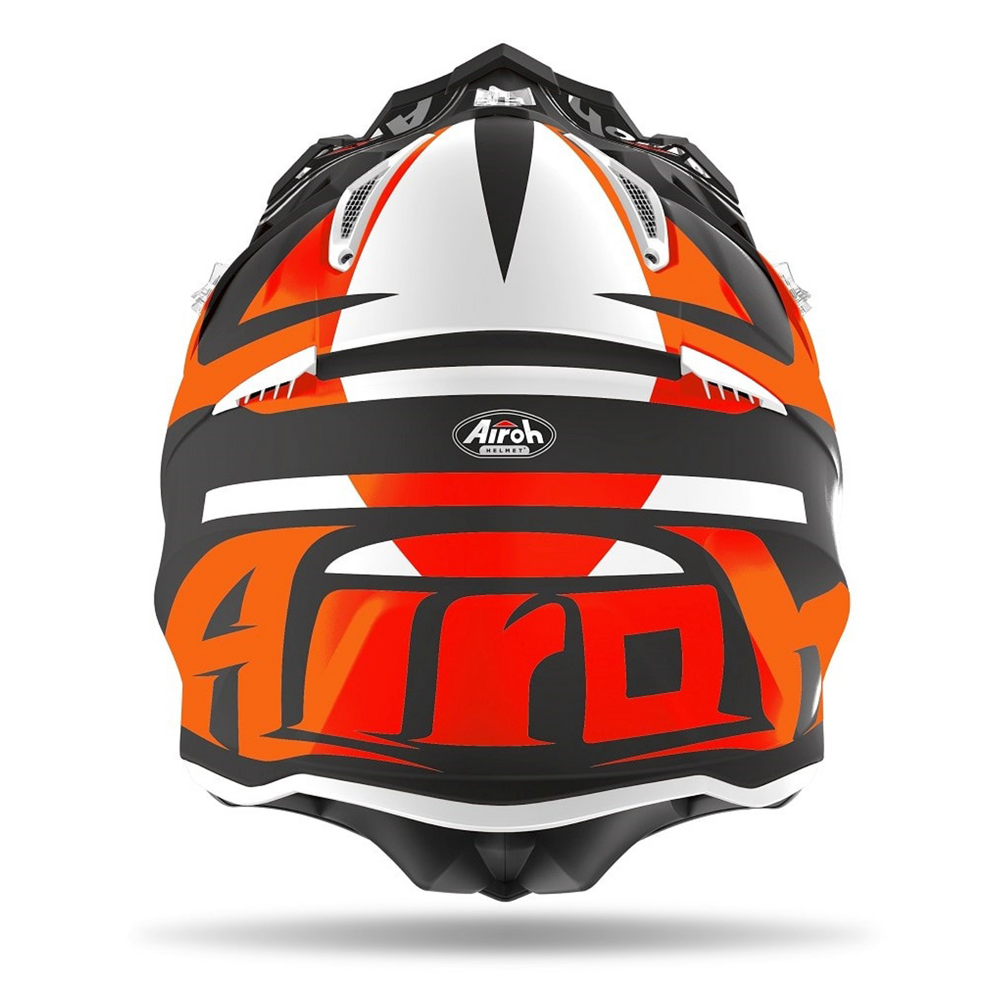 Airoh Airoh Aviator Ace - Trick Orange Matt - Rear View