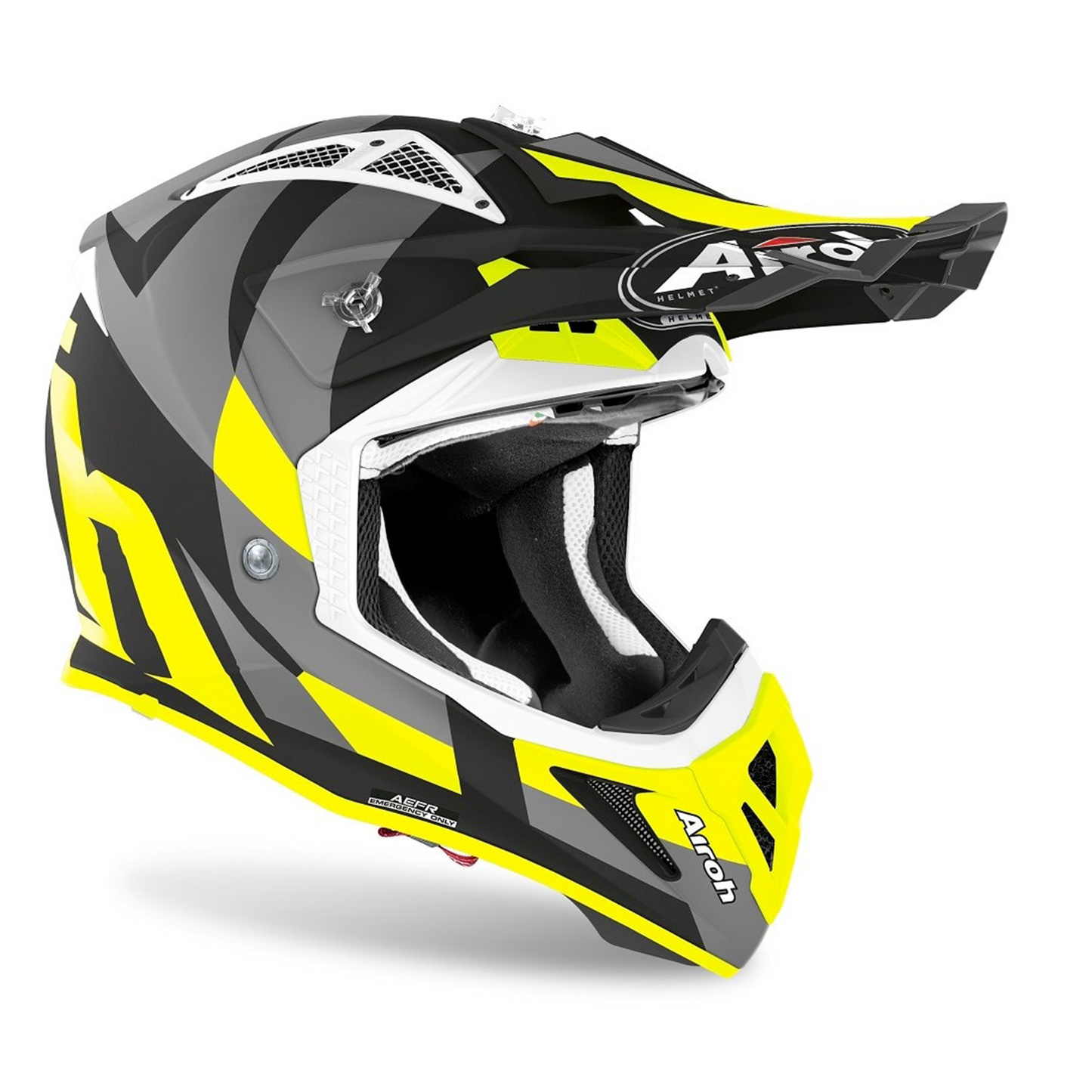Airoh Airoh Aviator Ace - Trick Yellow Matt - Side View