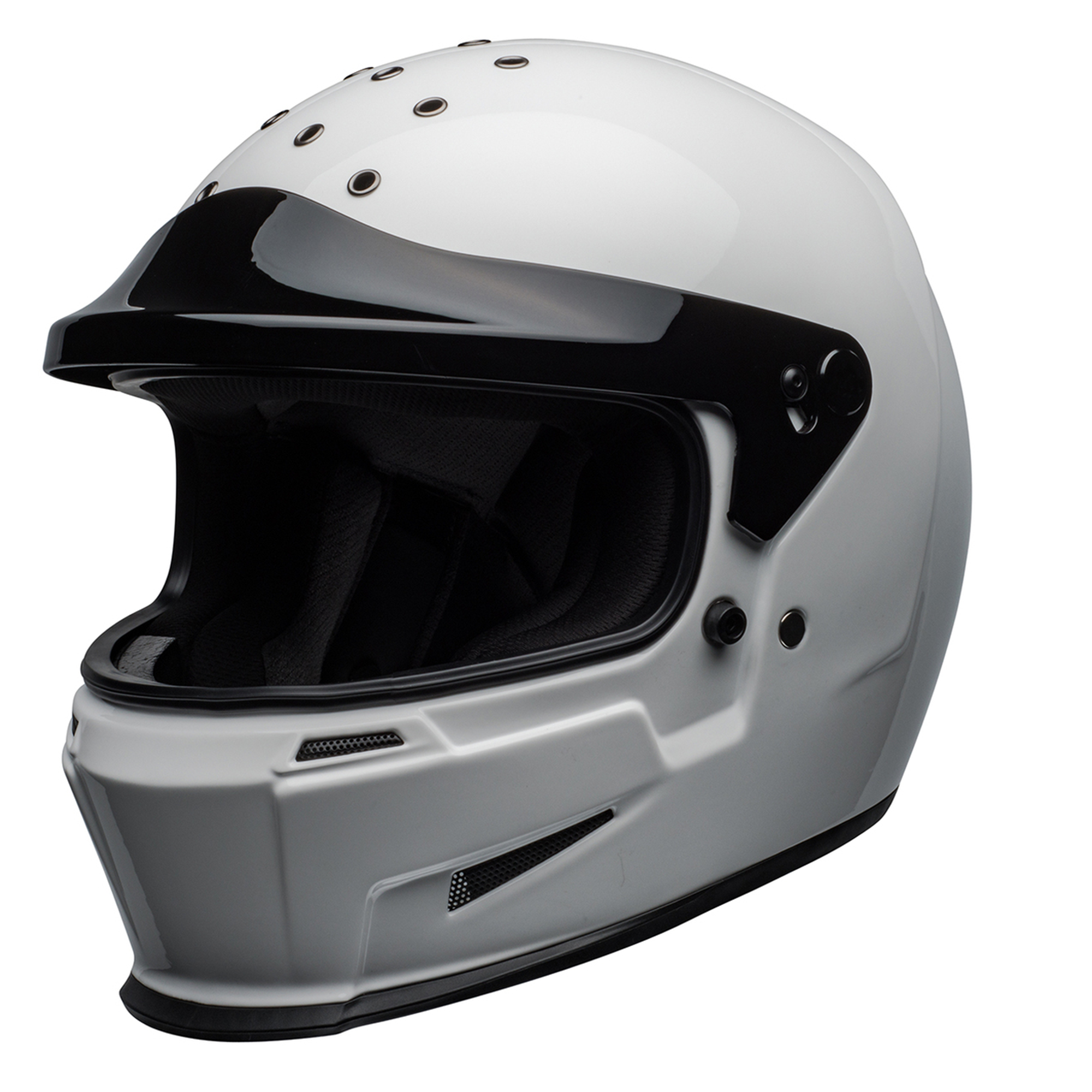 Bell Eliminator Solid White Motorcycle Helmet – Gear Change Online