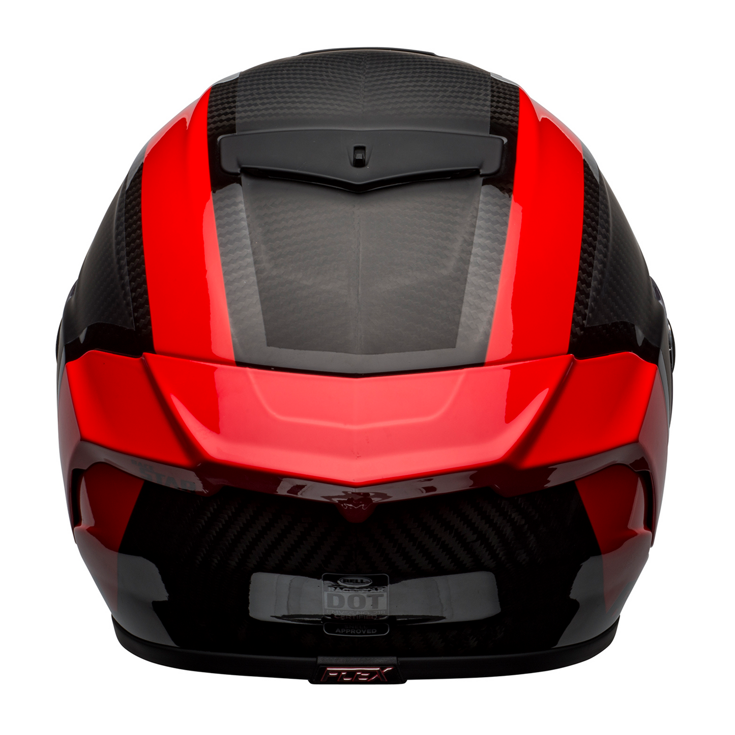 Bell Race Star Flex DLX - Tantrum 2 Matt/Gloss Black/Red - Includes Protint Visor