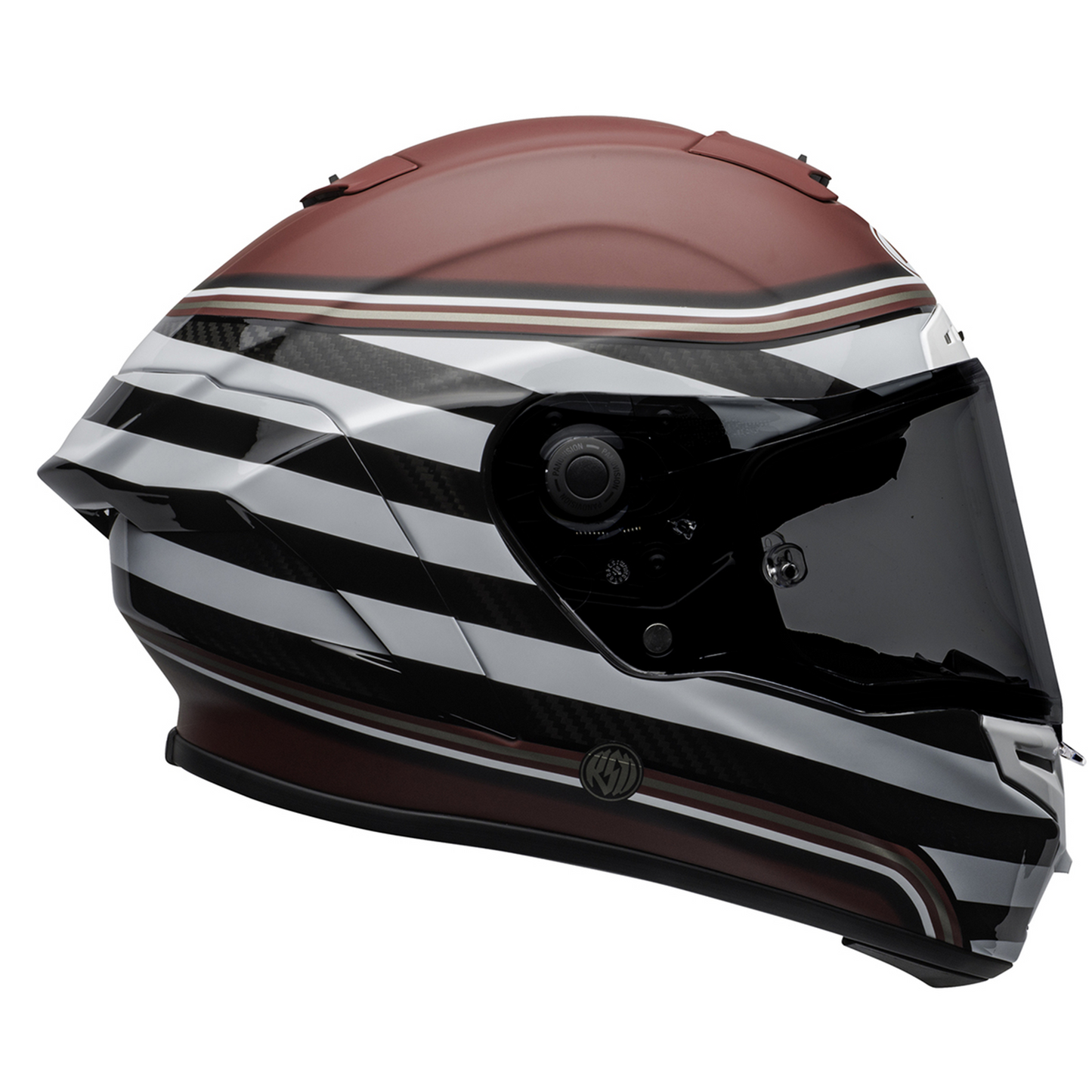 Bell Race Star Flex DLX - RSD The Zone M/G White/Candy Red - Includes Protint Visor