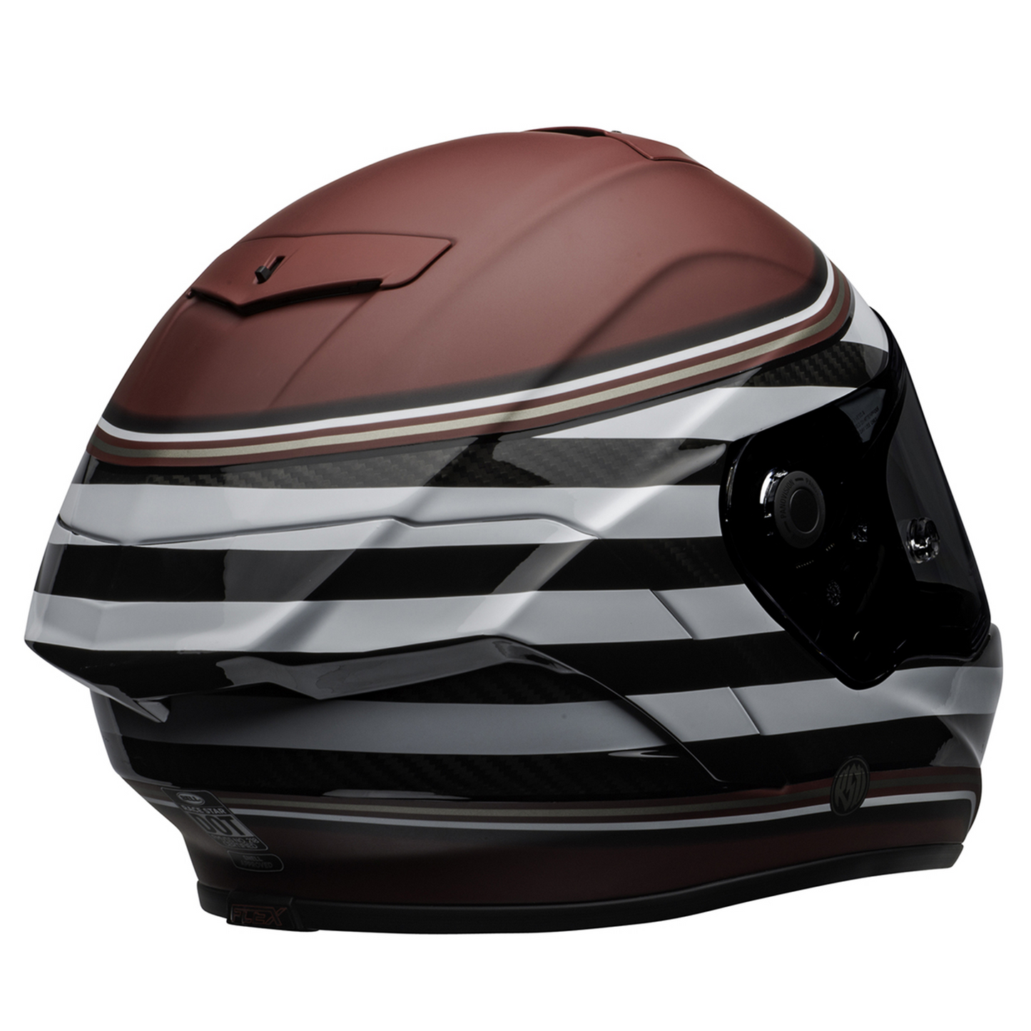 Bell Race Star Flex DLX - RSD The Zone M/G White/Candy Red - Includes Protint Visor