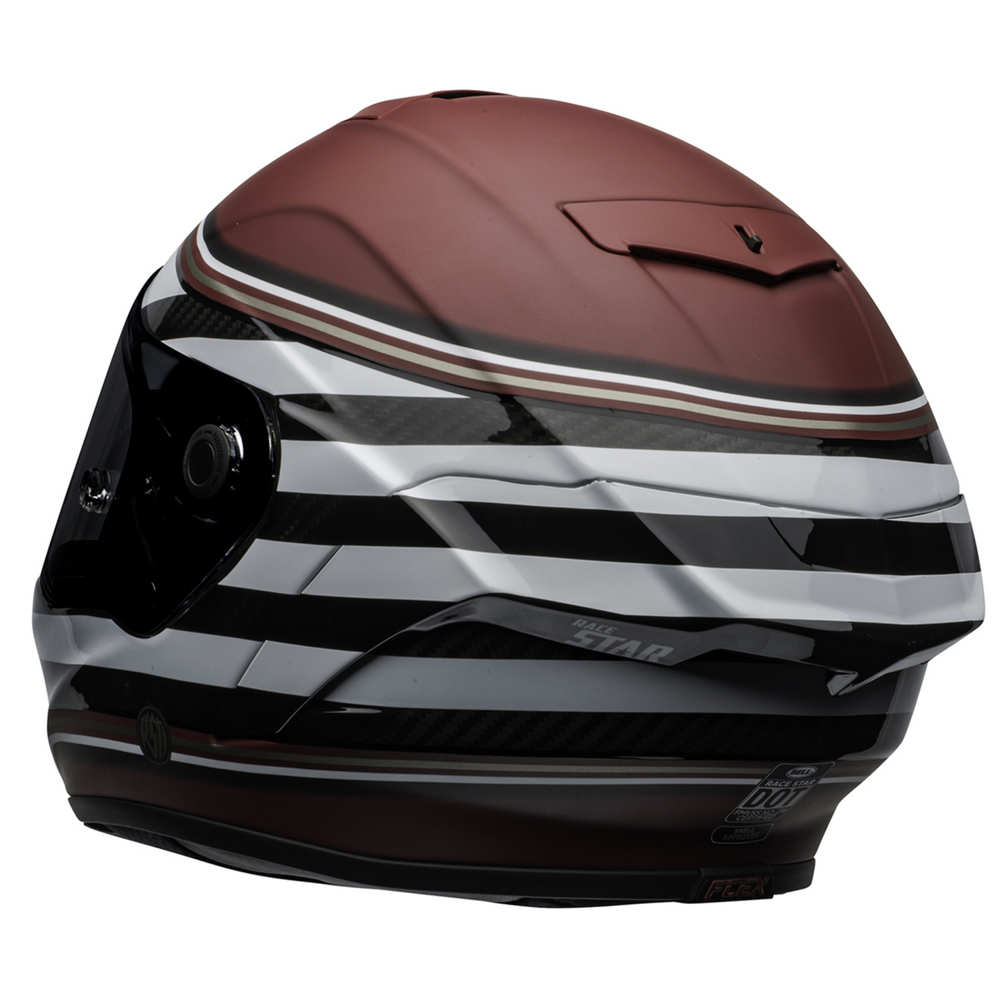 Bell Race Star Flex DLX - RSD The Zone M/G White/Candy Red - Includes Protint Visor