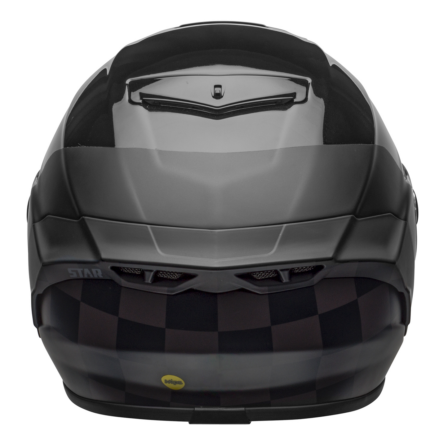 Bell Star DLX MIPS - Lux Checkers Matt/Gloss Black/Rootbeer - Includes Dark Visor