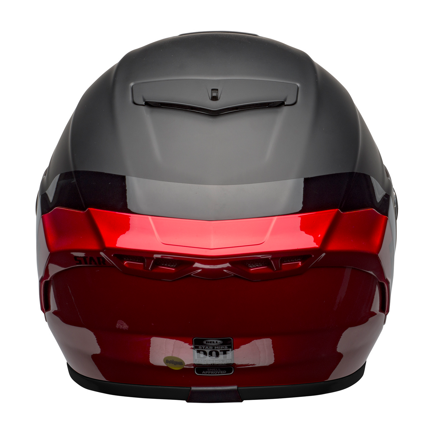 Bell Bell Star DLX MIPS - Shockwave Matt/Gloss Black/Candy Red - Includes Dark Visor - View 10