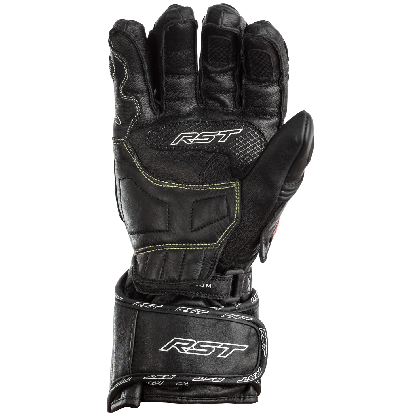 RST RST TracTech Evo Leather Racing/Riding Gloves - CE Approved - Black - Side View