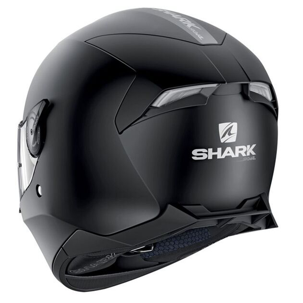 Shark Shark Skwal 2 - Matt Black MAT KMA - Rear View