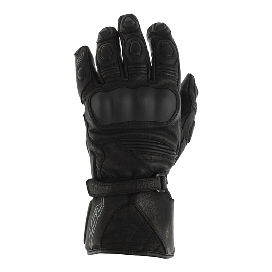 RST GT Leather Racing/Riding Gloves - CE Approved - Black