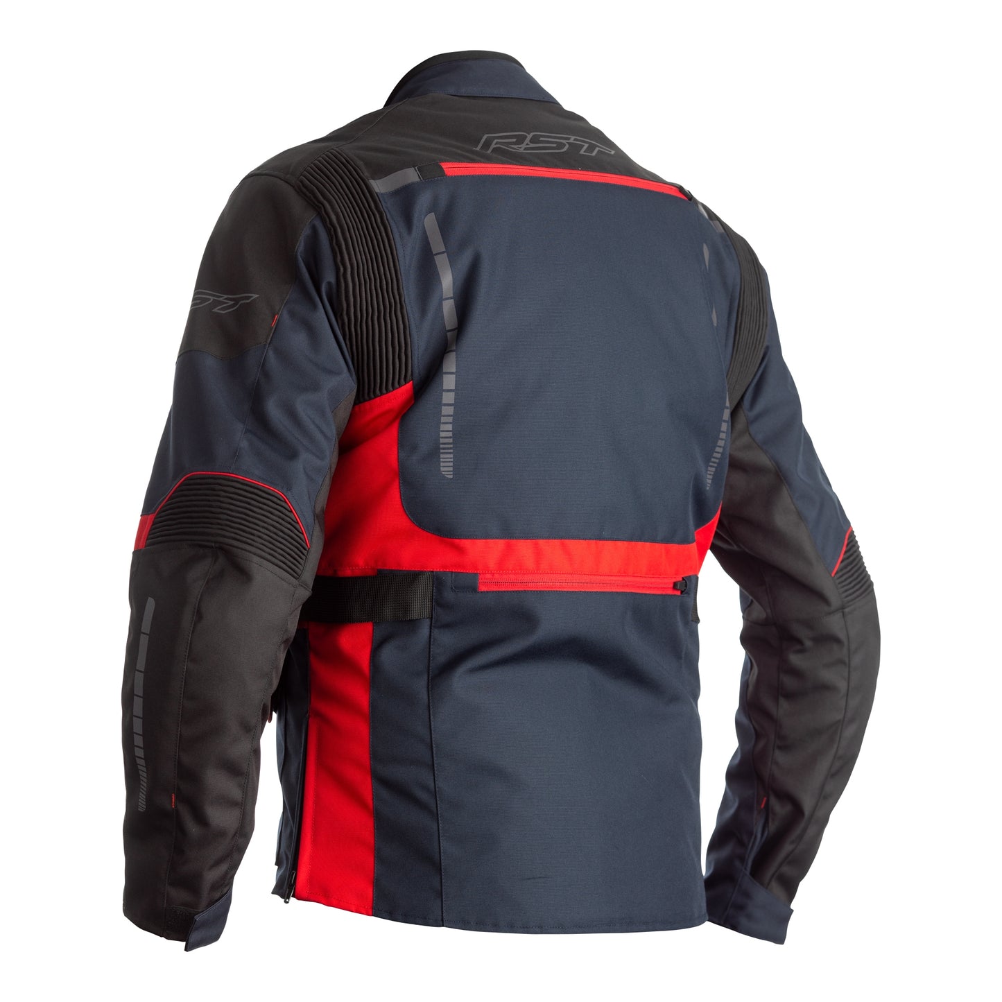 RST Atlas CE Men's Waterproof Textile Jacket - Blue / Black / Red (2366)