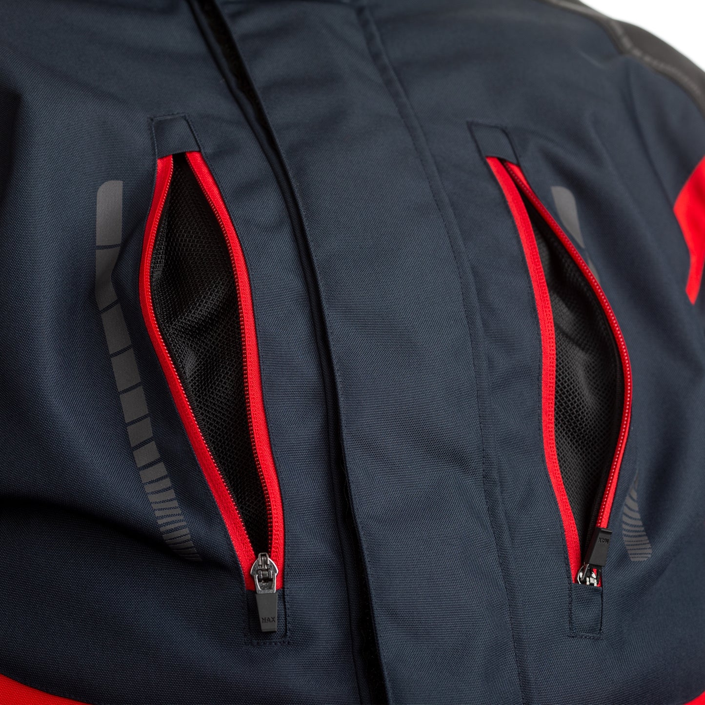 RST Atlas CE Men's Waterproof Textile Jacket - Blue / Black / Red (2366)