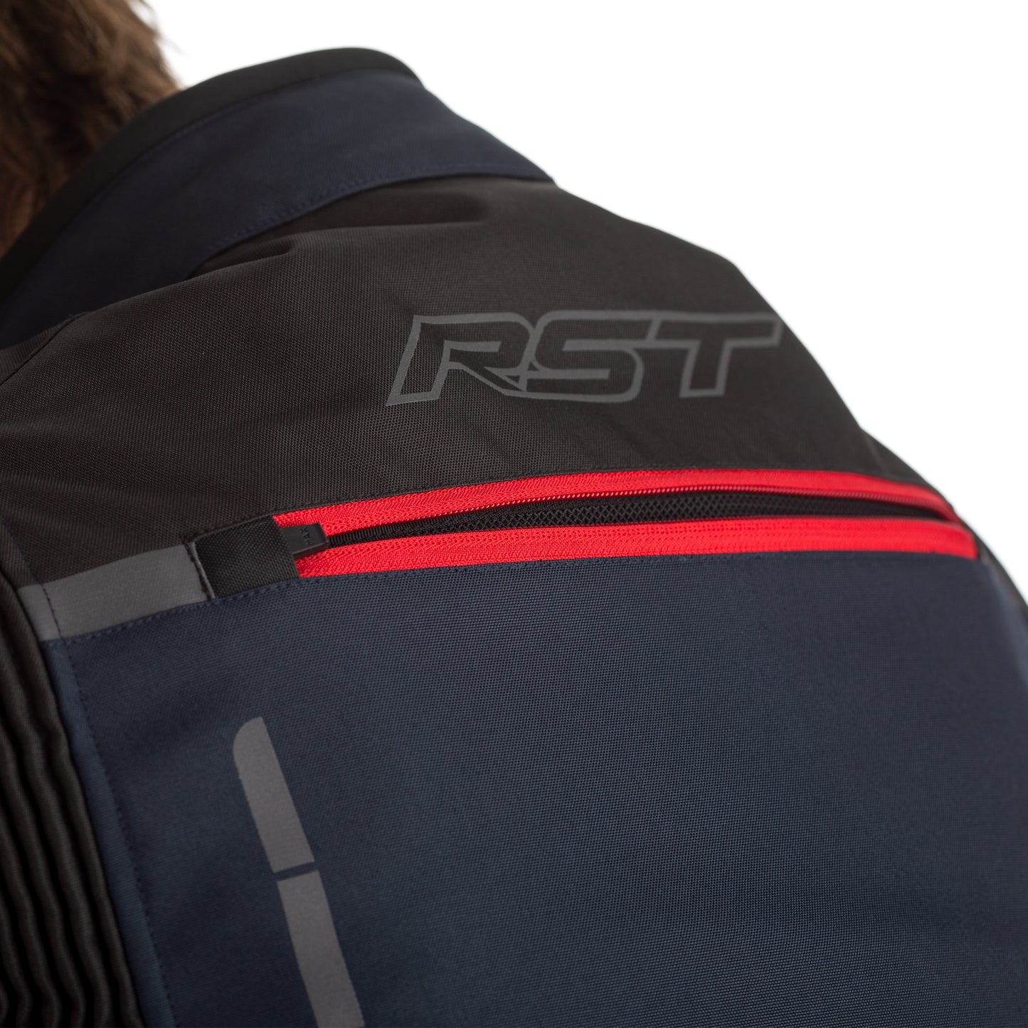 RST Atlas CE Men's Waterproof Textile Jacket - Blue / Black / Red (2366)