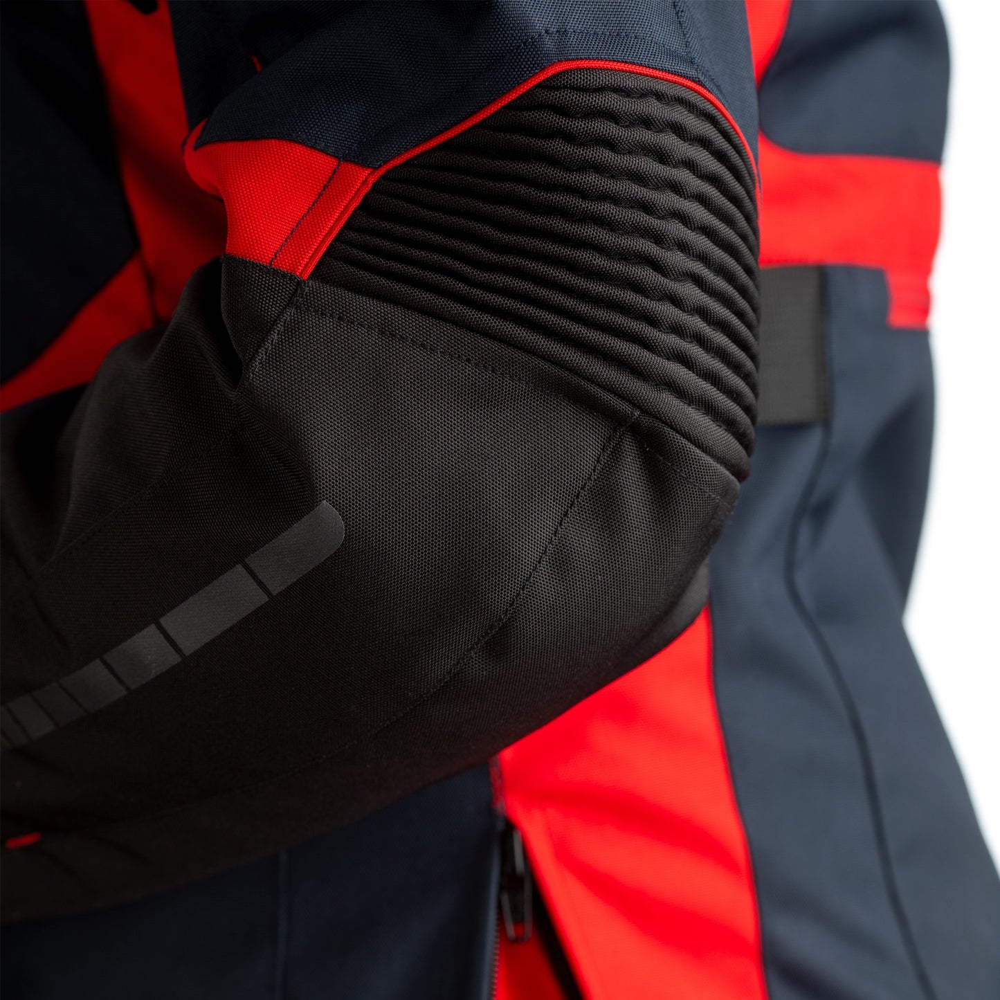 RST Atlas CE Men's Waterproof Textile Jacket - Blue / Black / Red (2366)