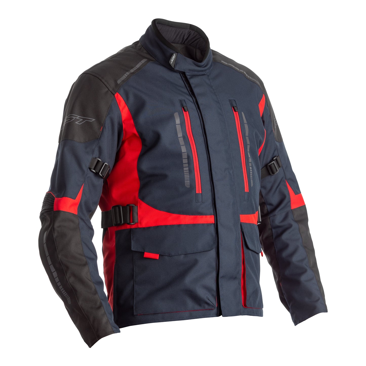 RST Atlas CE Men's Waterproof Textile Jacket - Blue / Black / Red (2366)