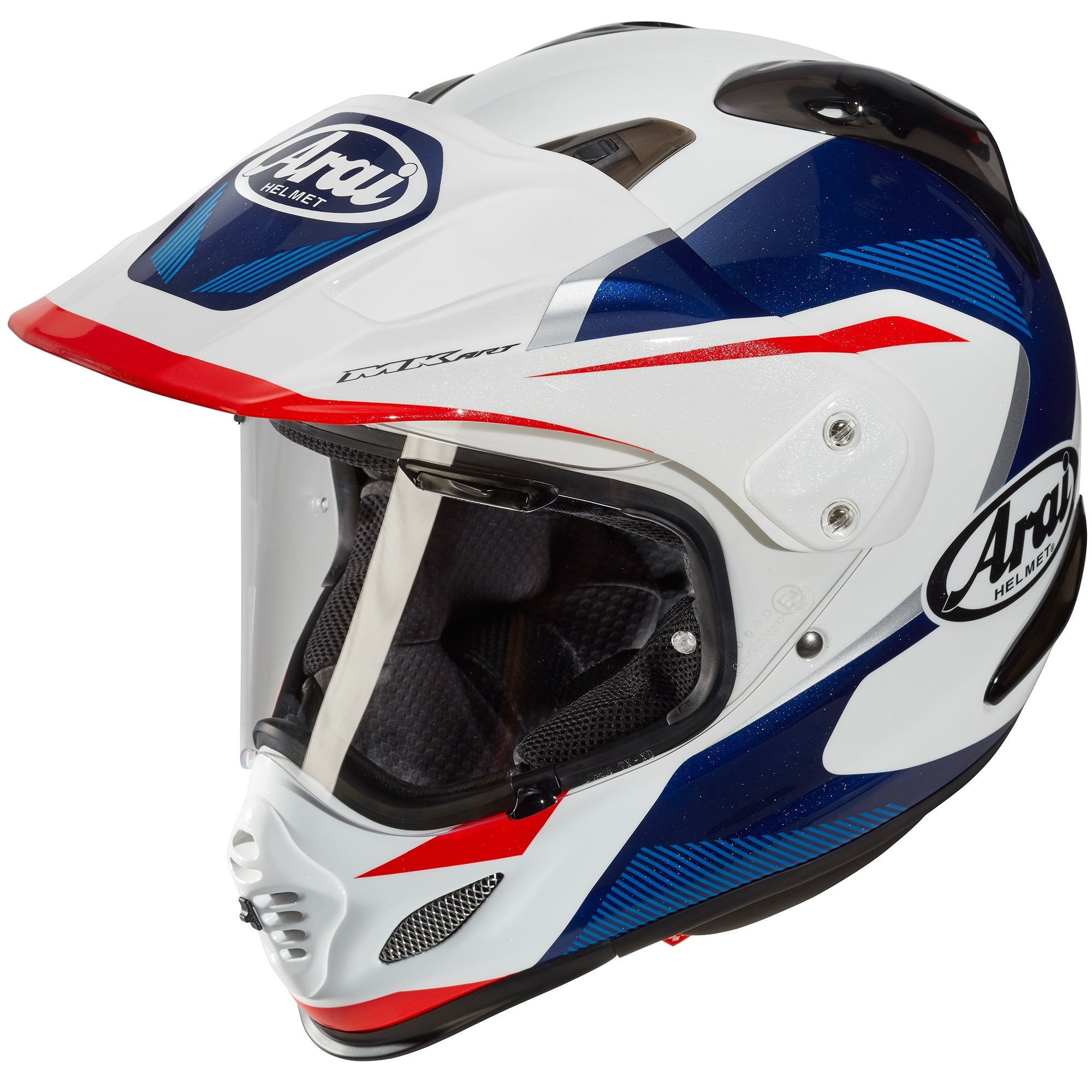 Arai Tour X4 Break Blue Motorcycle Helmet Free Dark Visor Gear