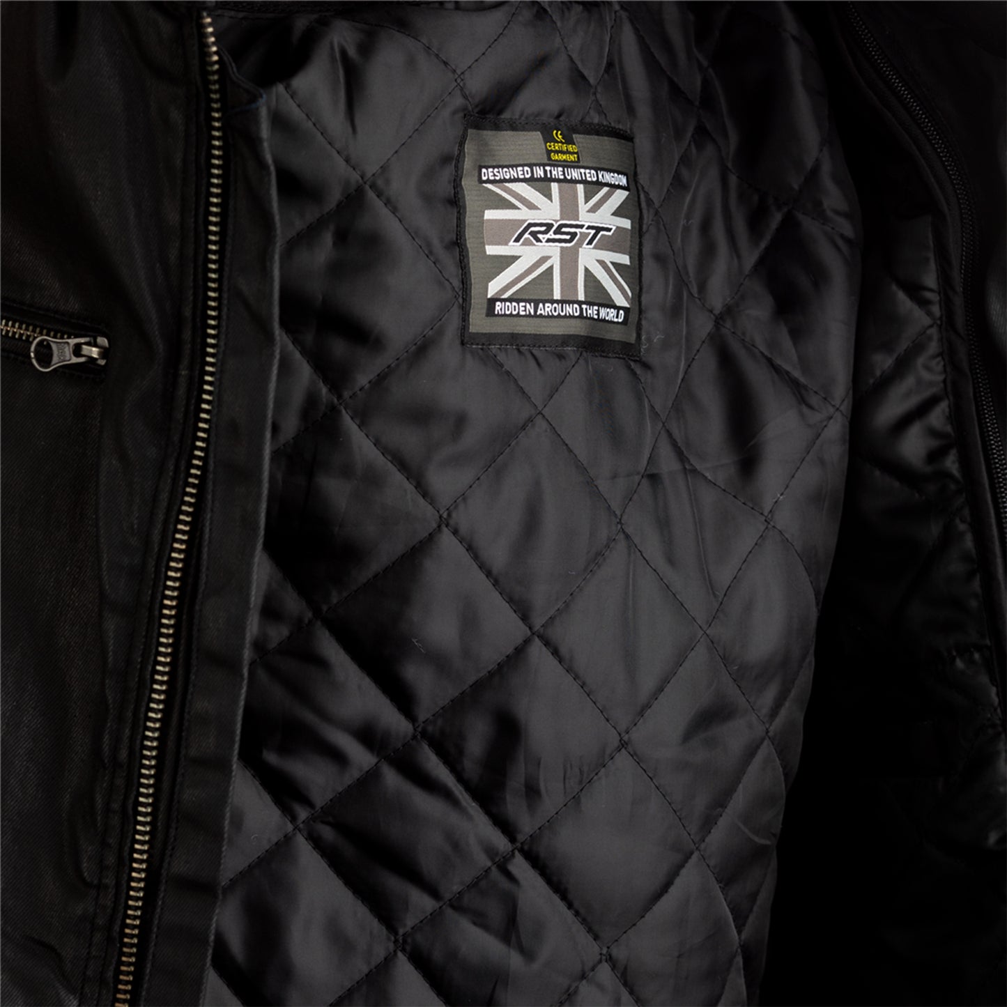 RST RST Brixton CE Ladies Textile Riding Jacket - Black - View 7