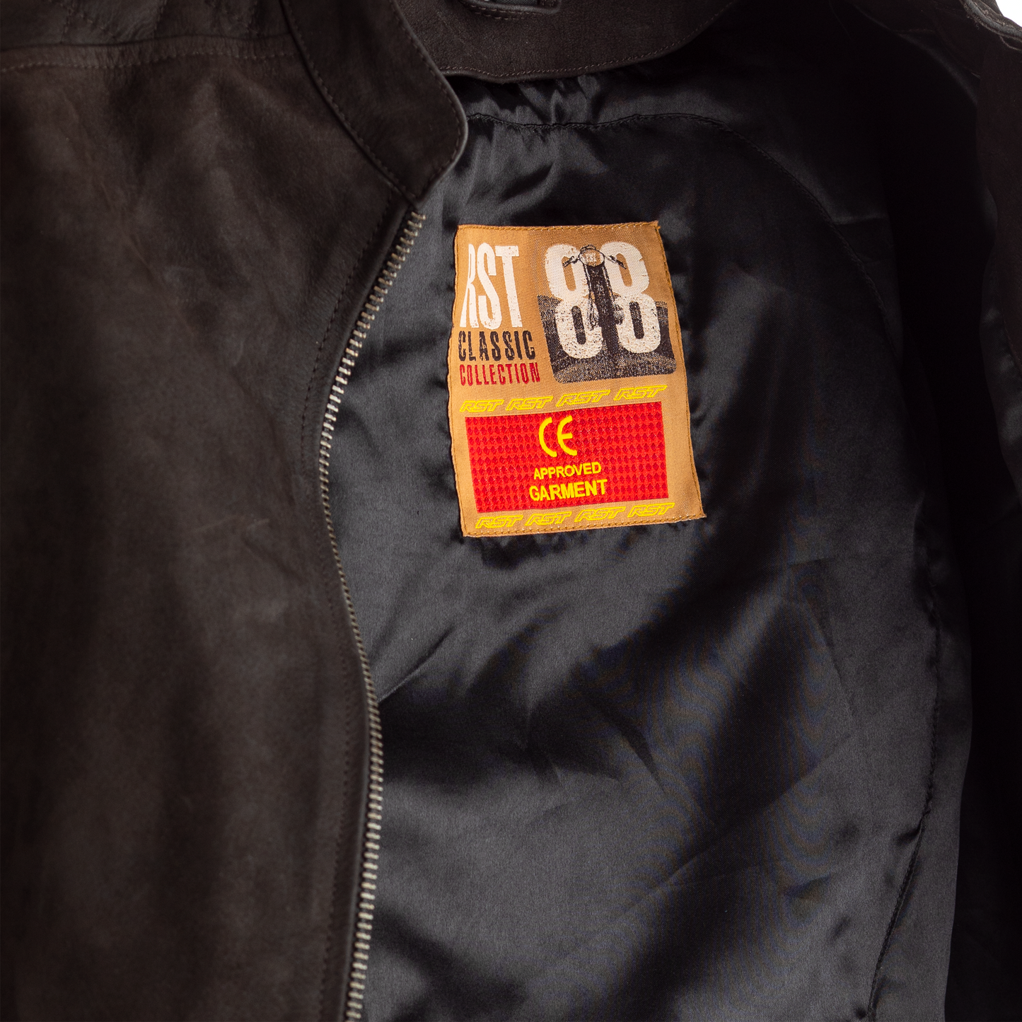 RST RST Ripley CE Ladies Leather Jacket - Brown - Interior View