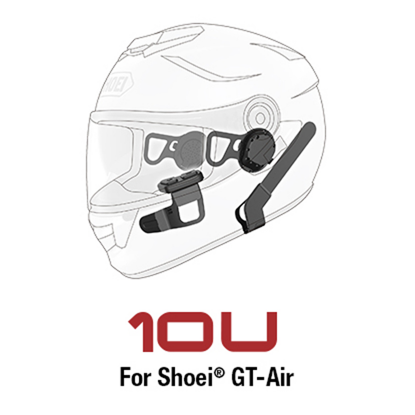 Sena Bluetooth Communication System Handlebar RC4 Remote for Shoei GT-Air 10U-SH-11