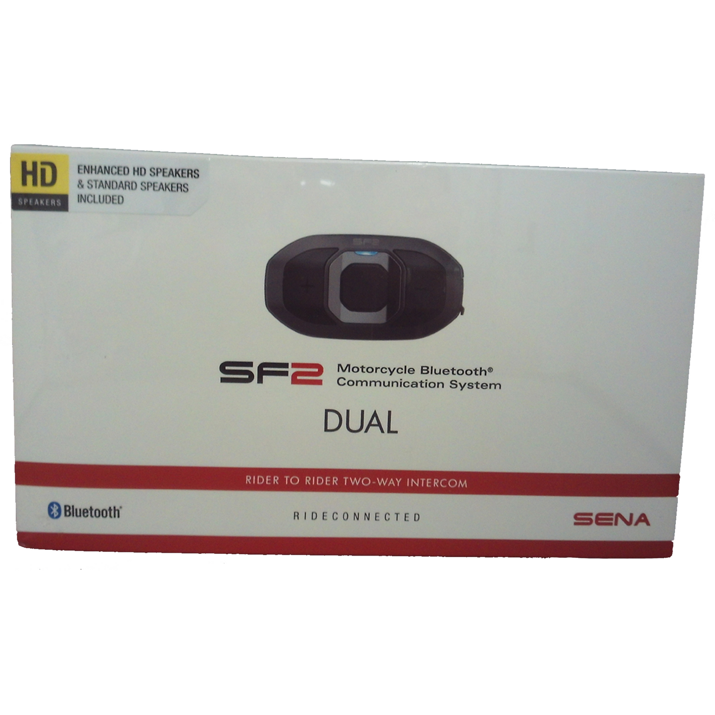 Sena Sena Motorcycle Bluetooth Communication System SF2-02D Dual Pack - Front View
