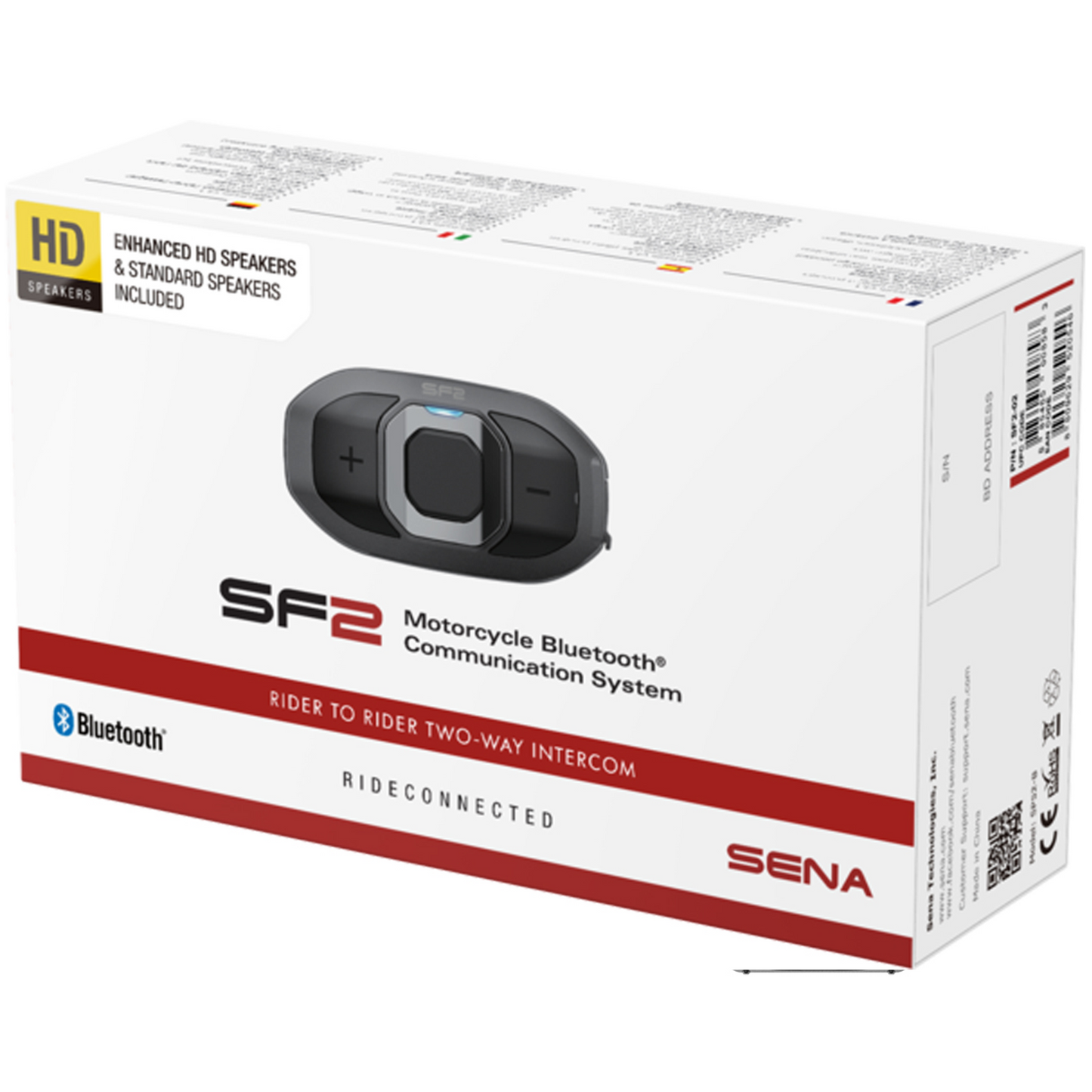 Sena Sena Motorcycle Bluetooth Communication System SF2-02 - Front View