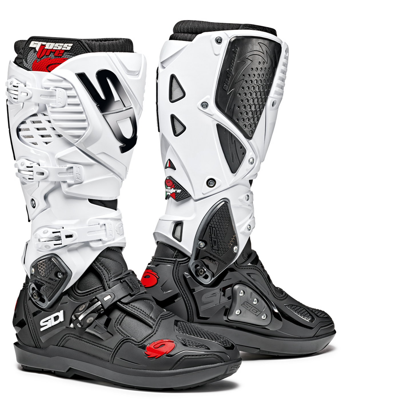 Sidi Sidi Crossfire 3 SRS - Black/White CE - Front View